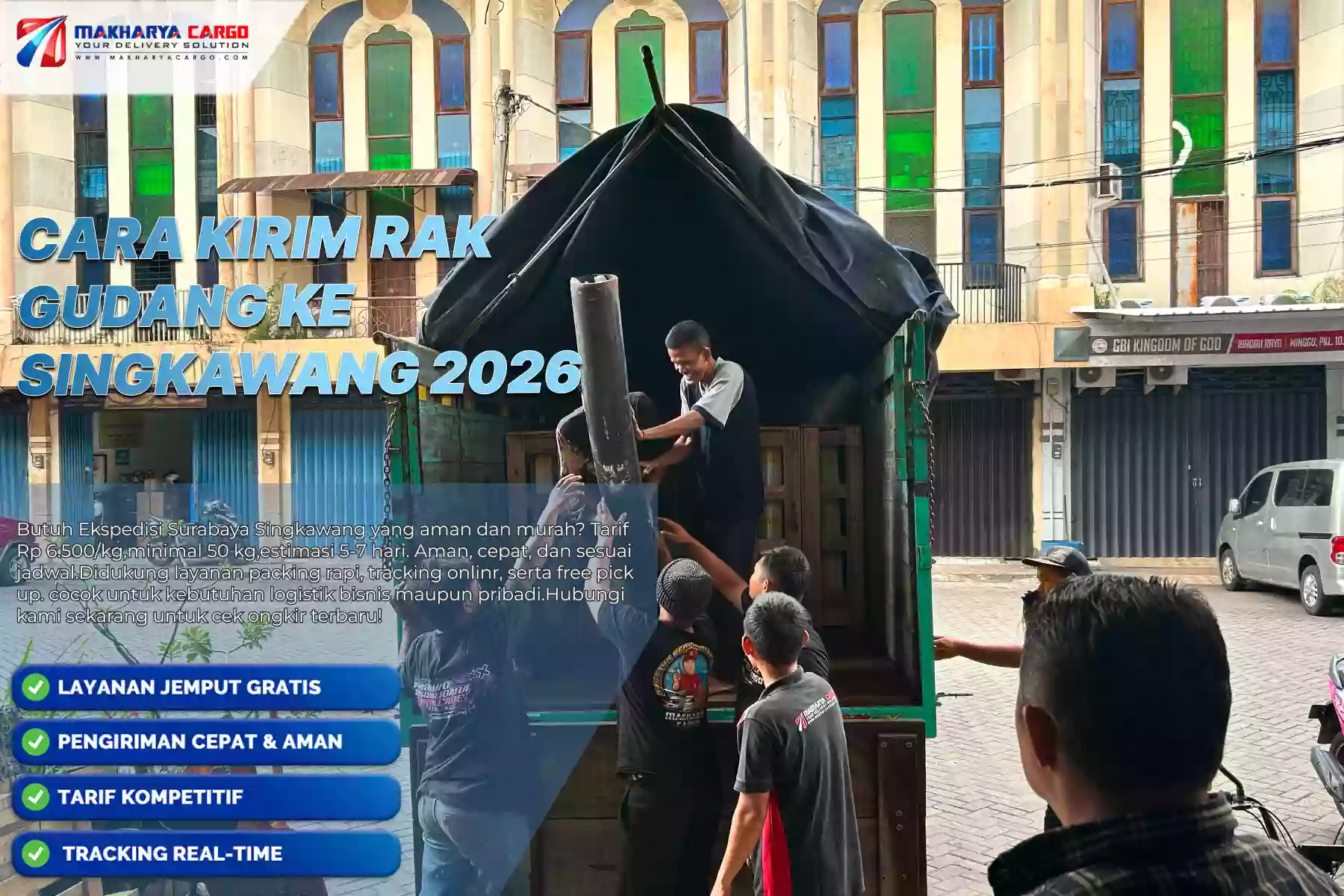 Cara Kirim Rak Gudang ke Singkawang