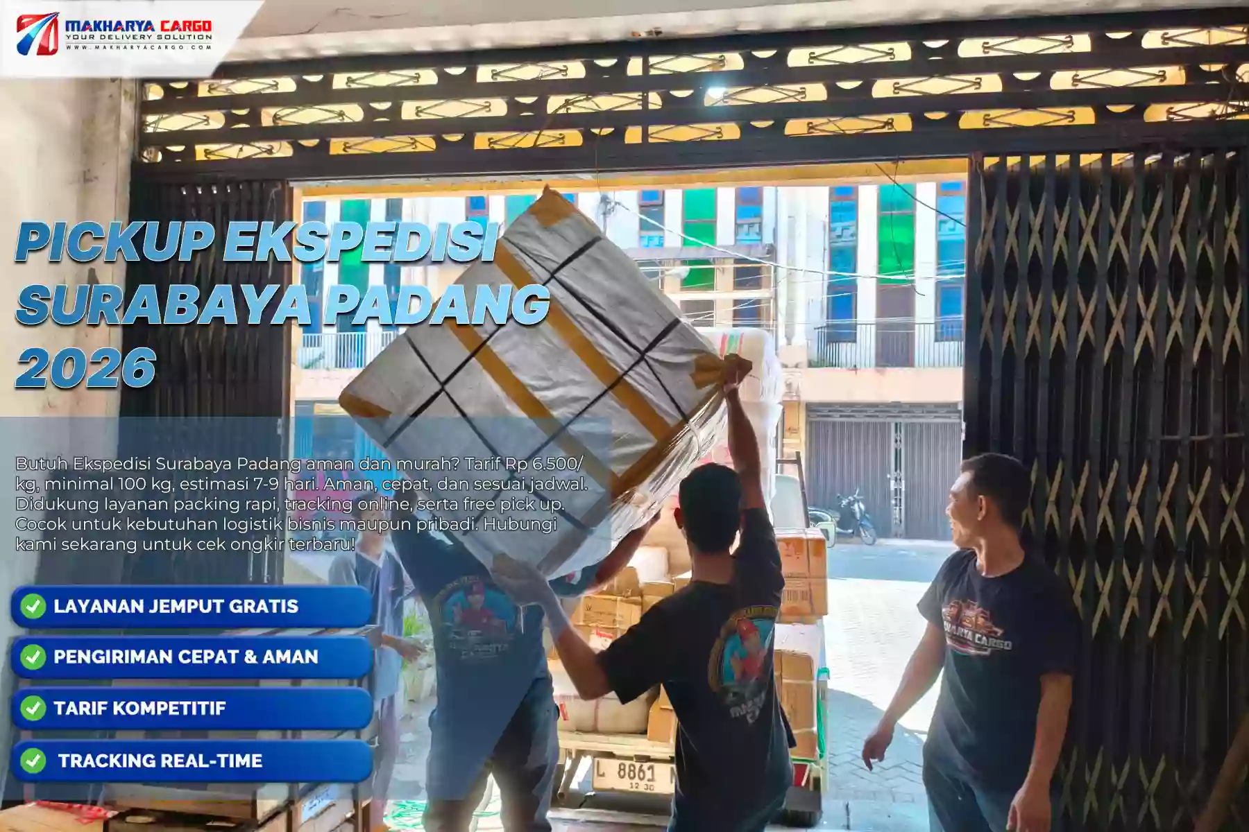 Layanan Pickup Ekspedisi Surabaya Padang