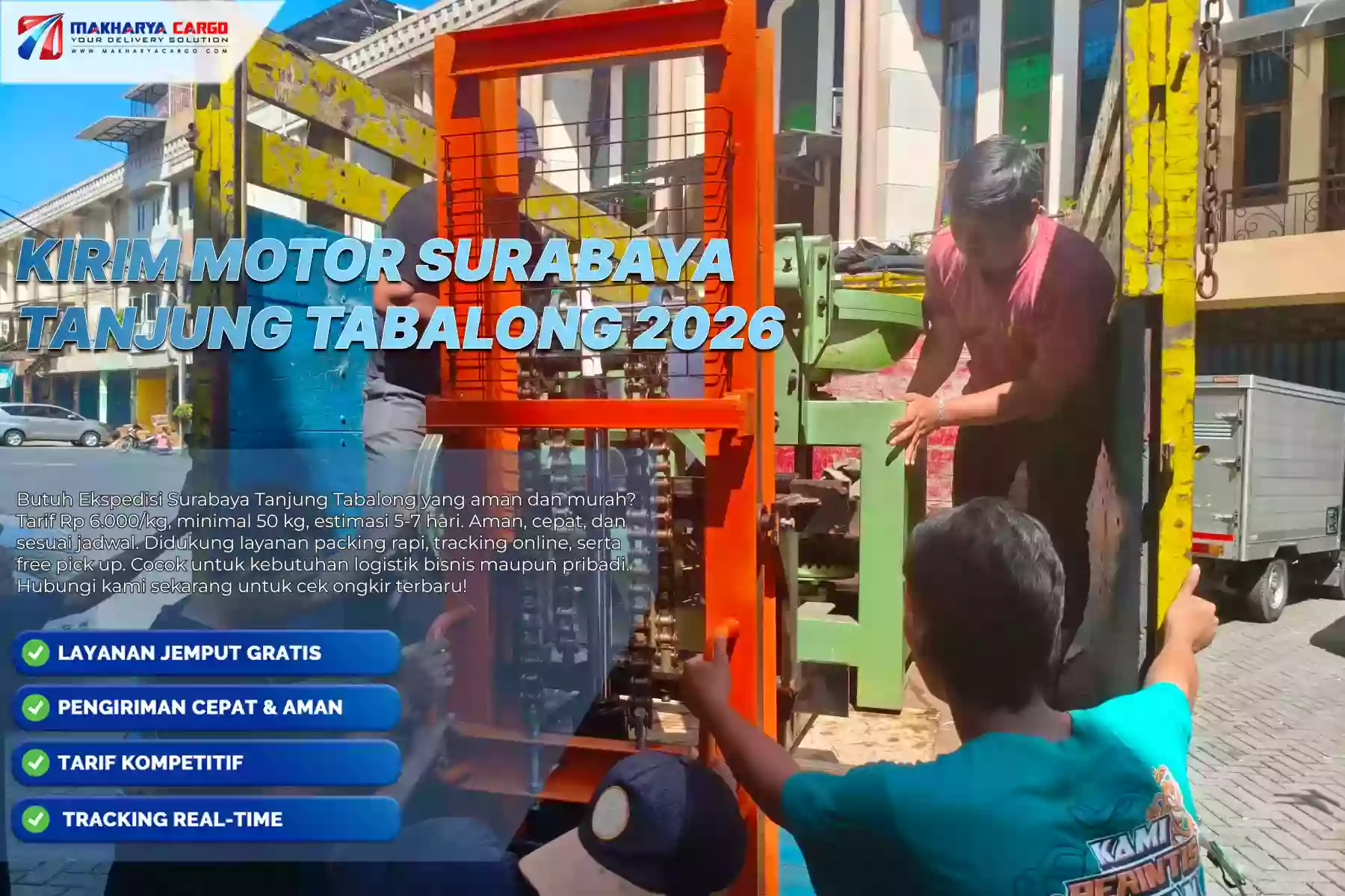 Kirim Motor Surabaya Tanjung Tabalong