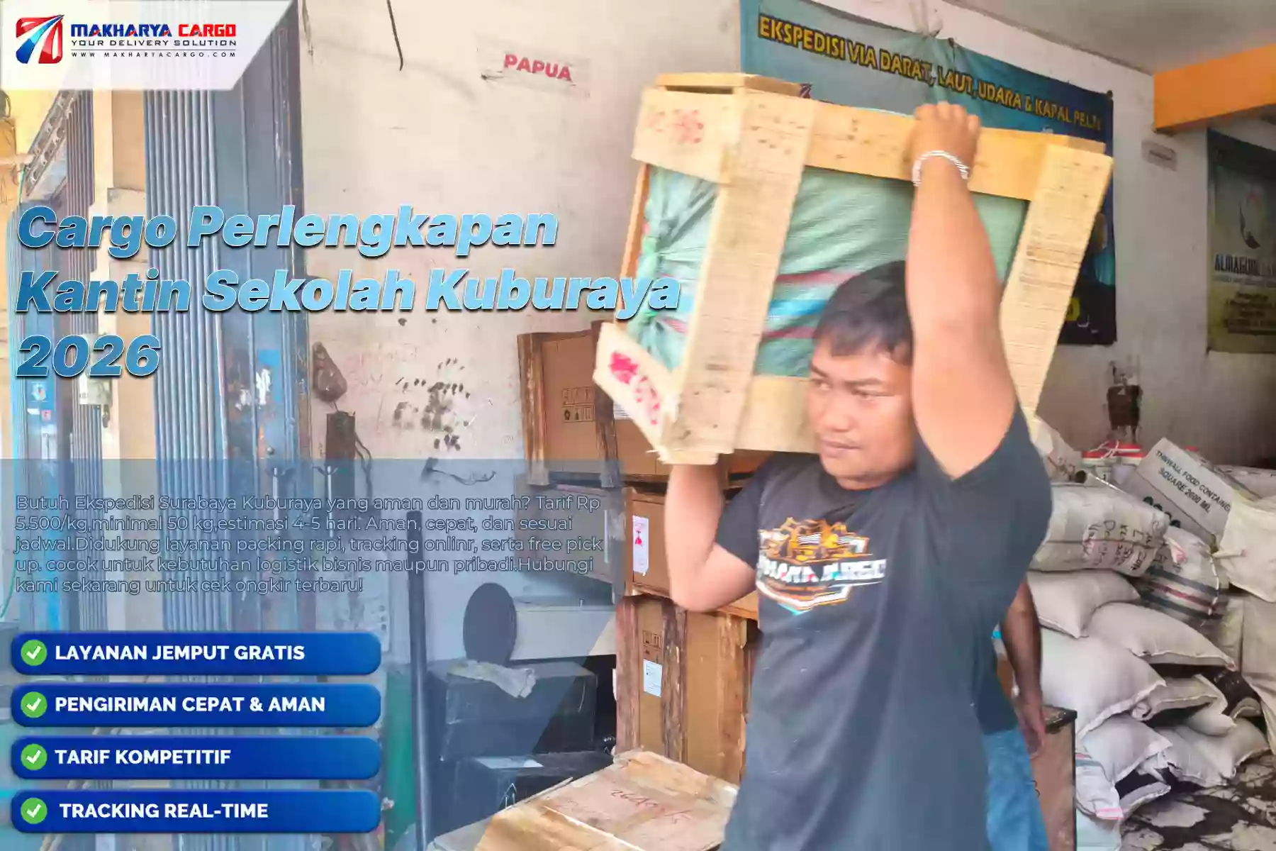 Cargo Perlengkapan Kantin Sekolah Kuburaya