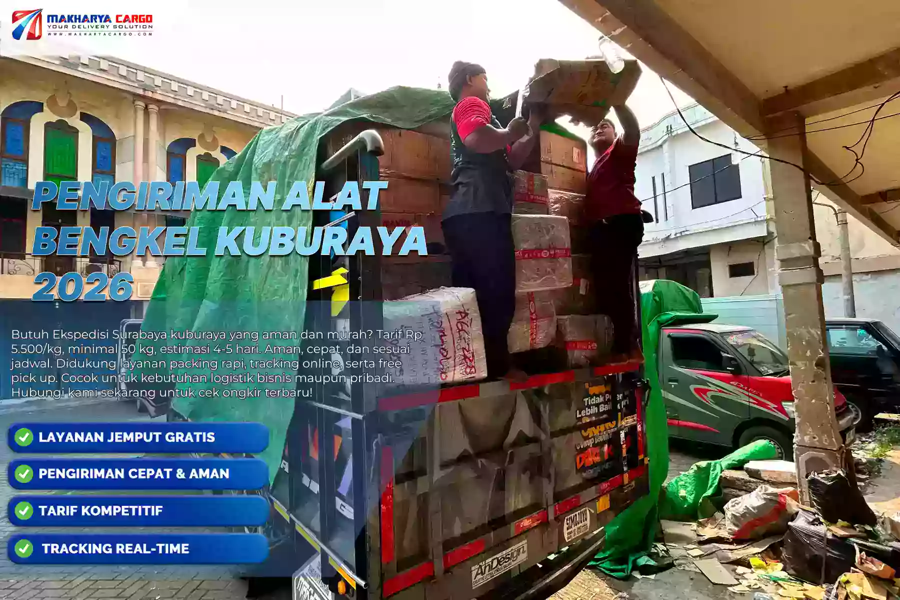 Pengiriman Alat Bengkel Kuburaya