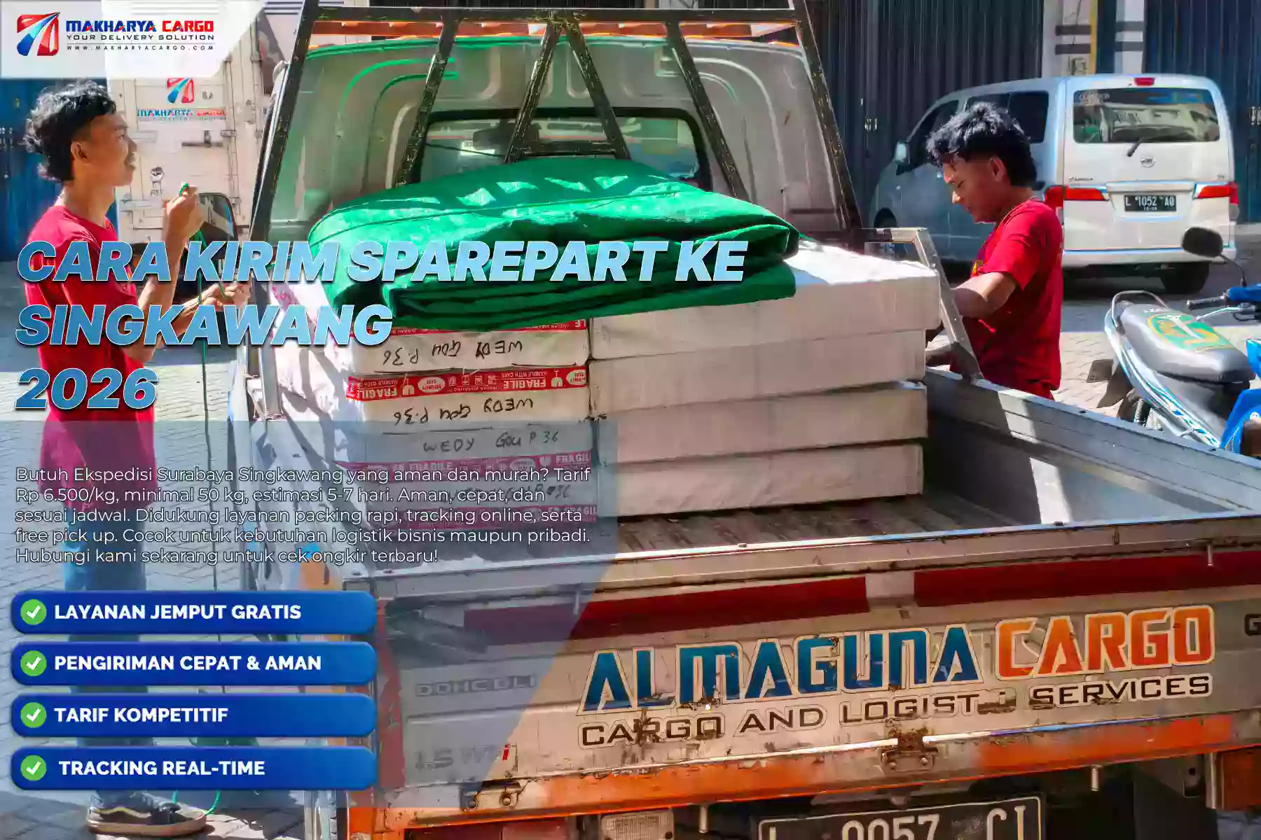 Cara Kirim Sparepart ke Singkawang