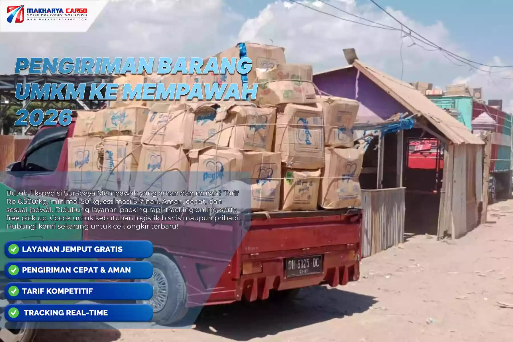 Pengiriman Barang UMKM ke Mempawah