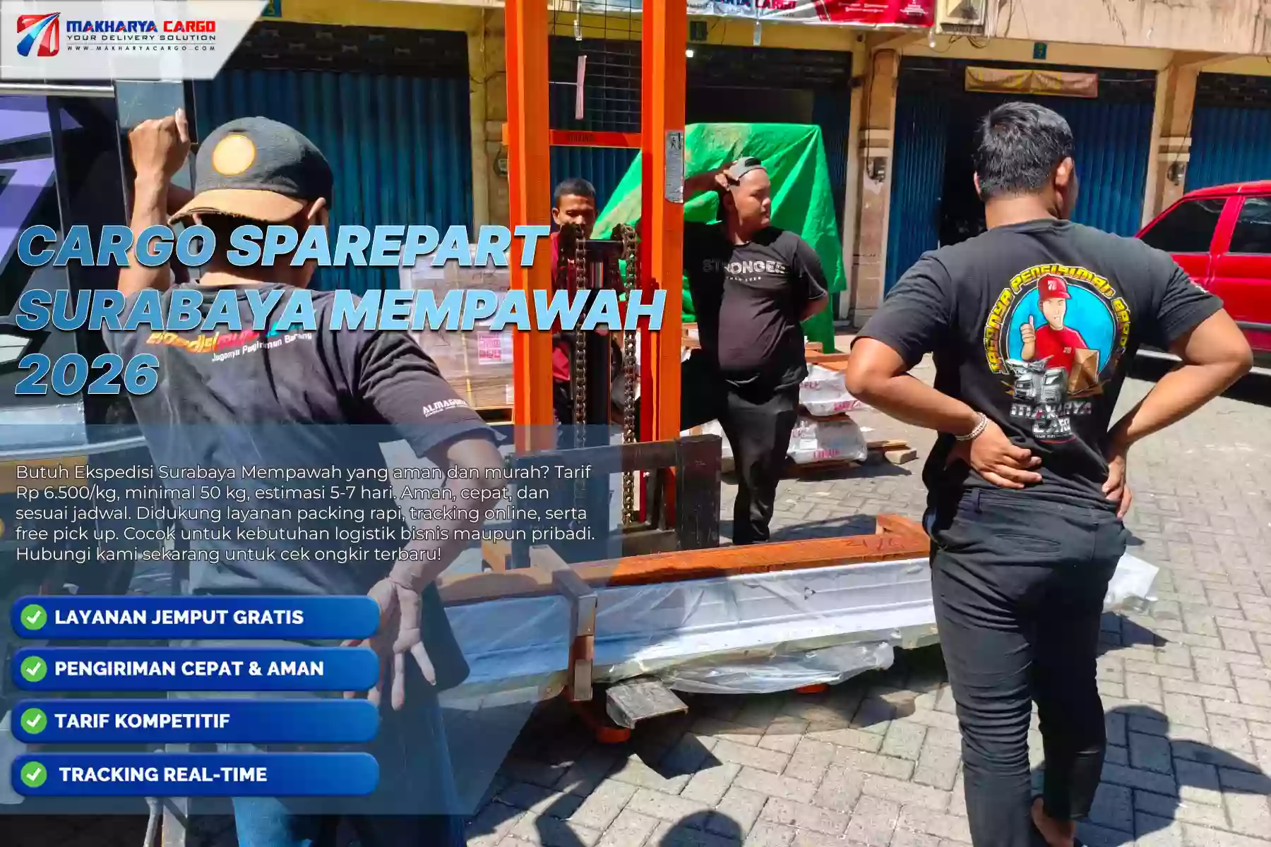 Cargo Sparepart Surabaya Mempawah