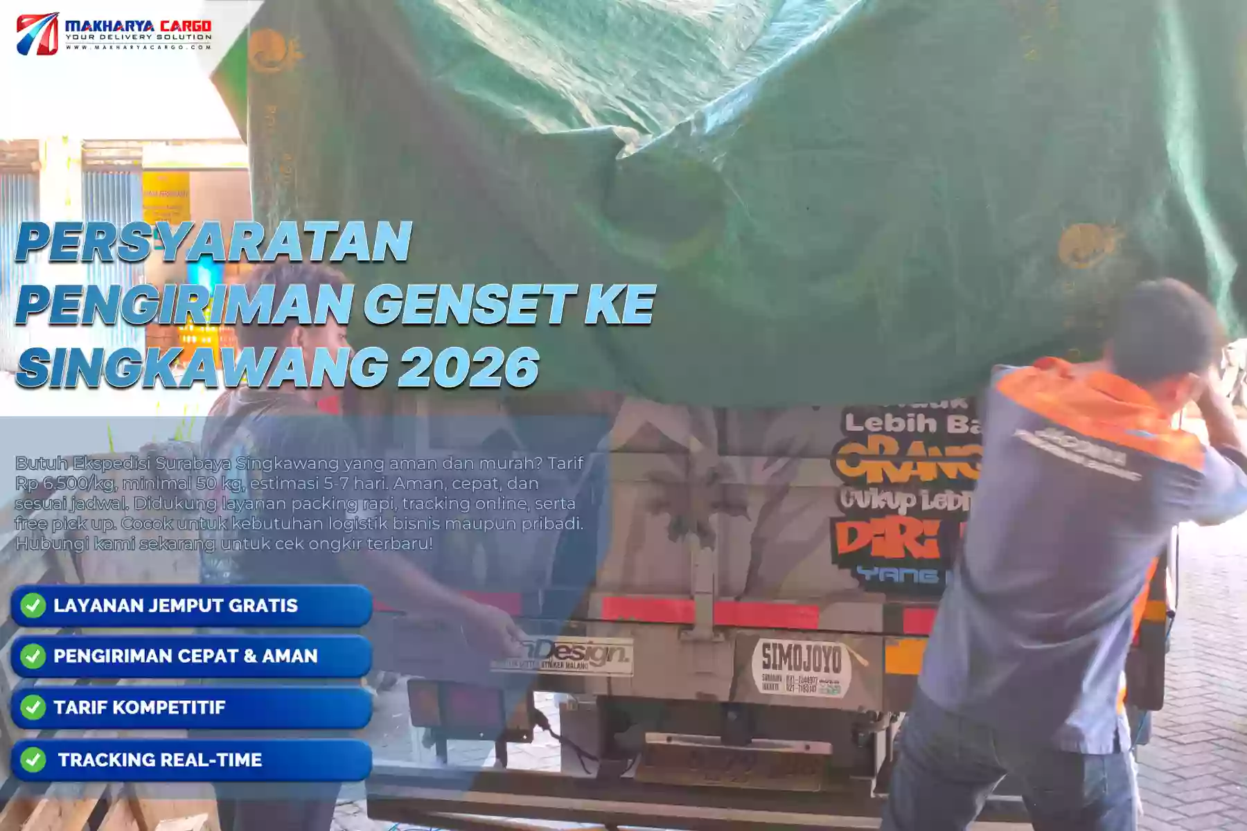 Persyaratan Pengiriman Genset ke Singkawang