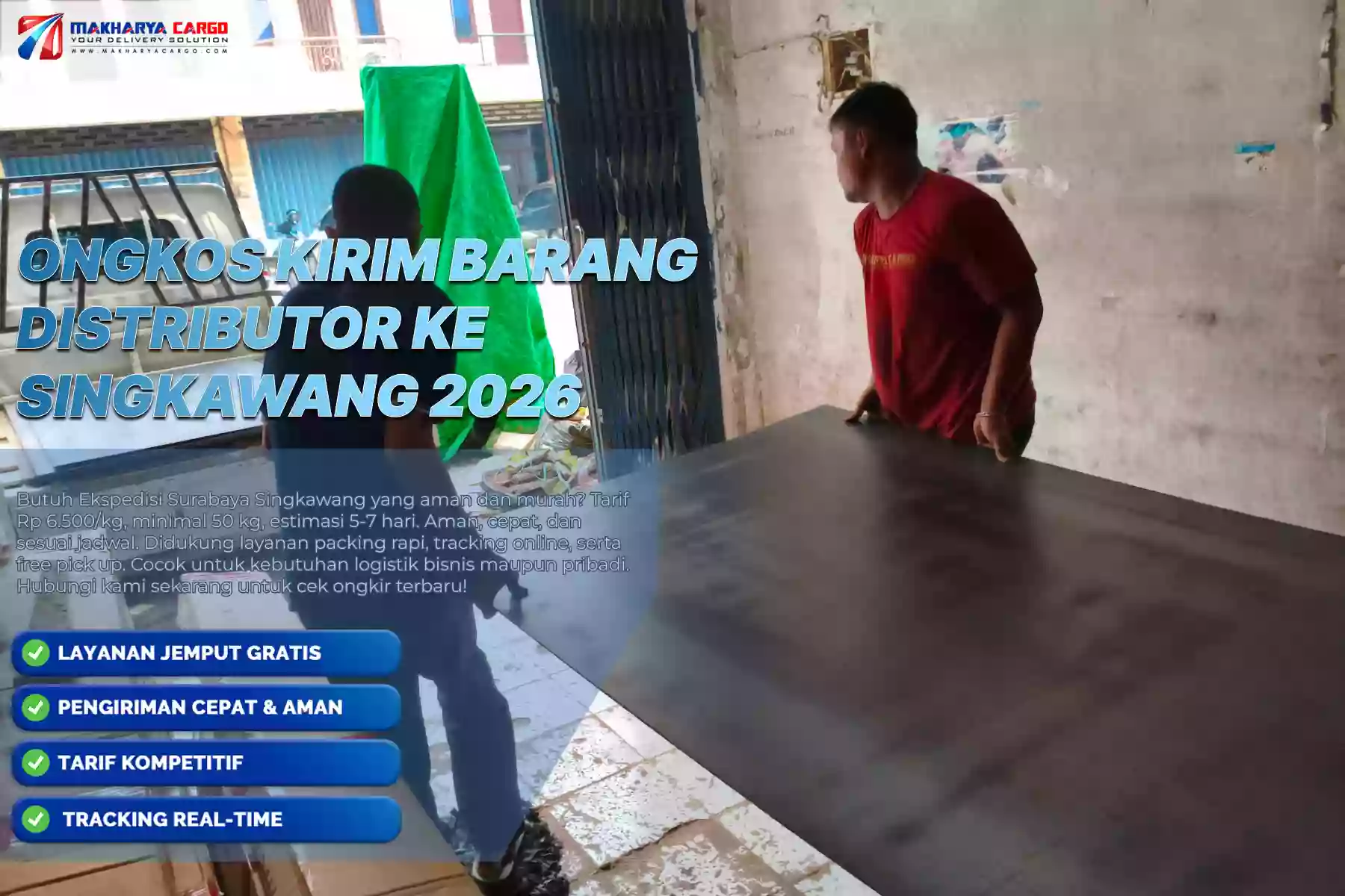 Ongkos Kirim Barang Distributor ke Singkawang
