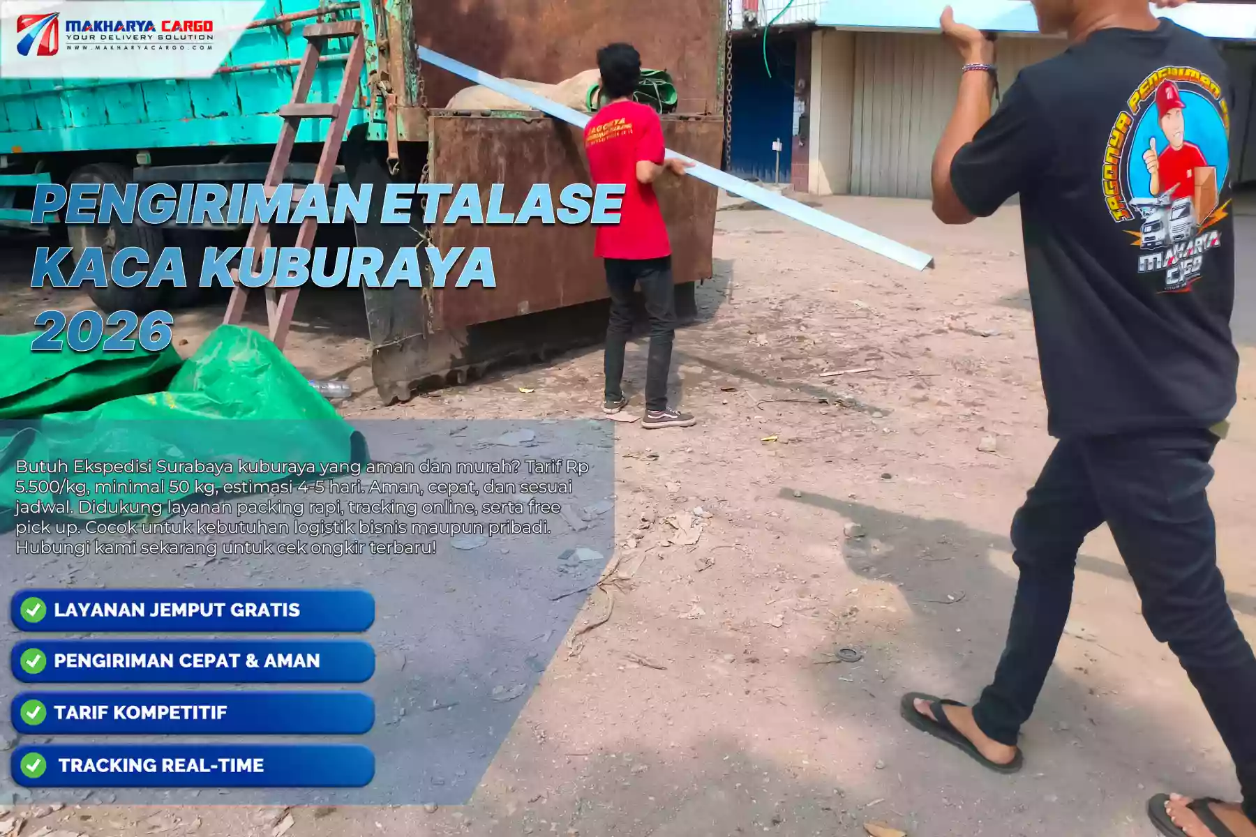 Pengiriman Etalase Kaca Kuburaya