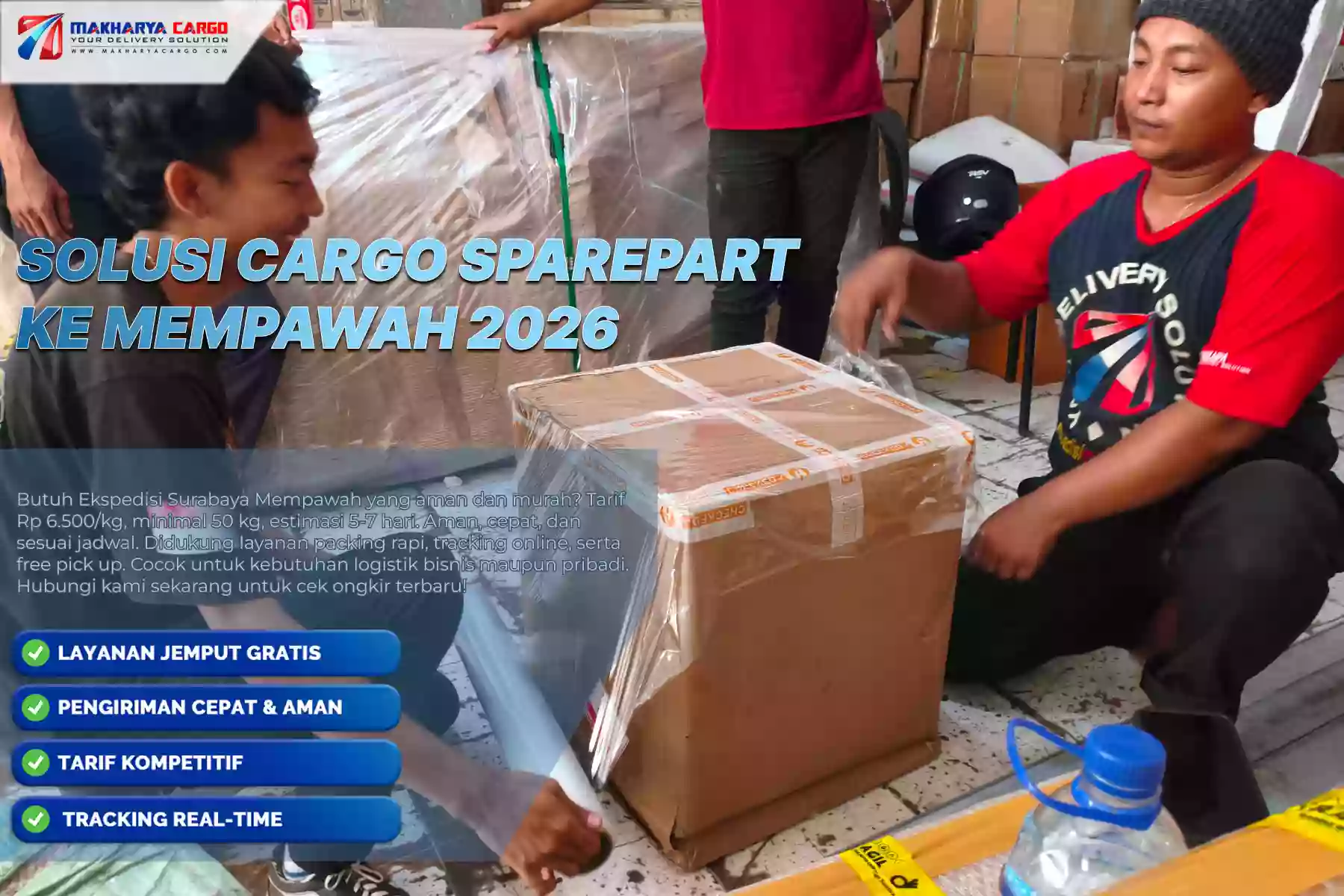Solusi Cargo Sparepart ke Mempawah