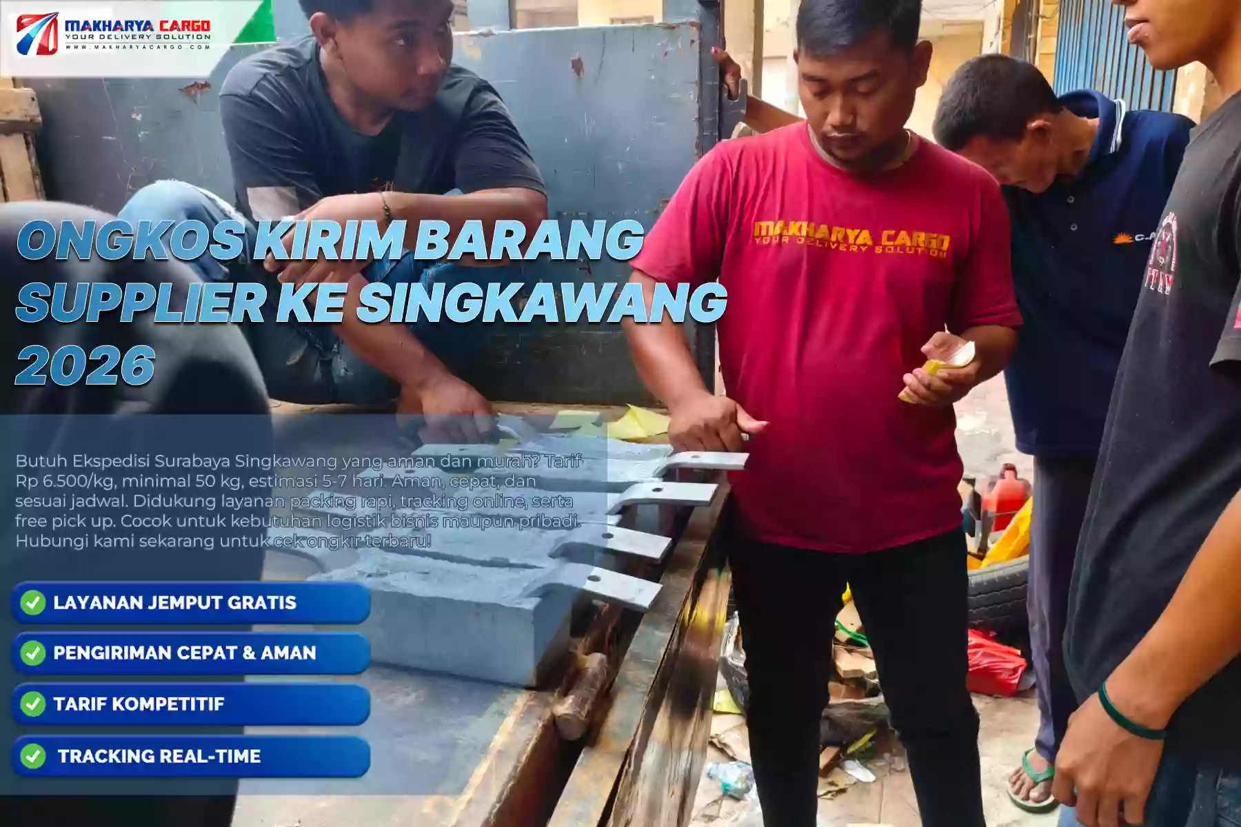 Ongkos Kirim Barang Supplier ke Singkawang