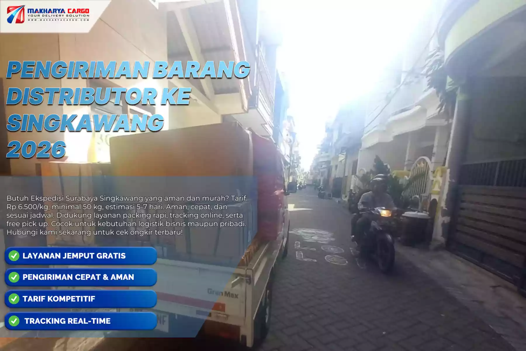 Pengiriman Barang Distributor ke Singkawang