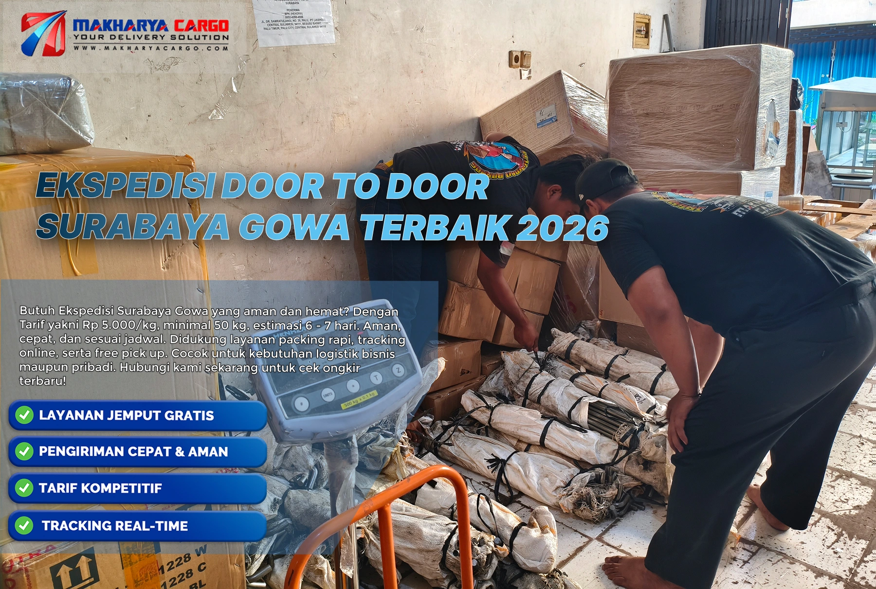 ekspedisi door to door surabaya gowa