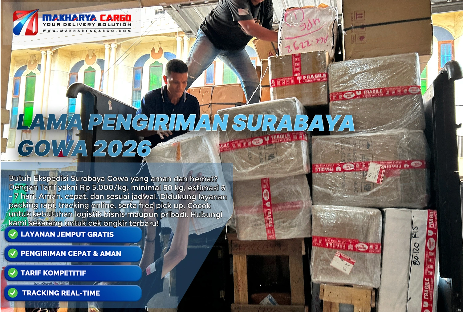 lama pengiriman surabaya gowa tercepat 2026
