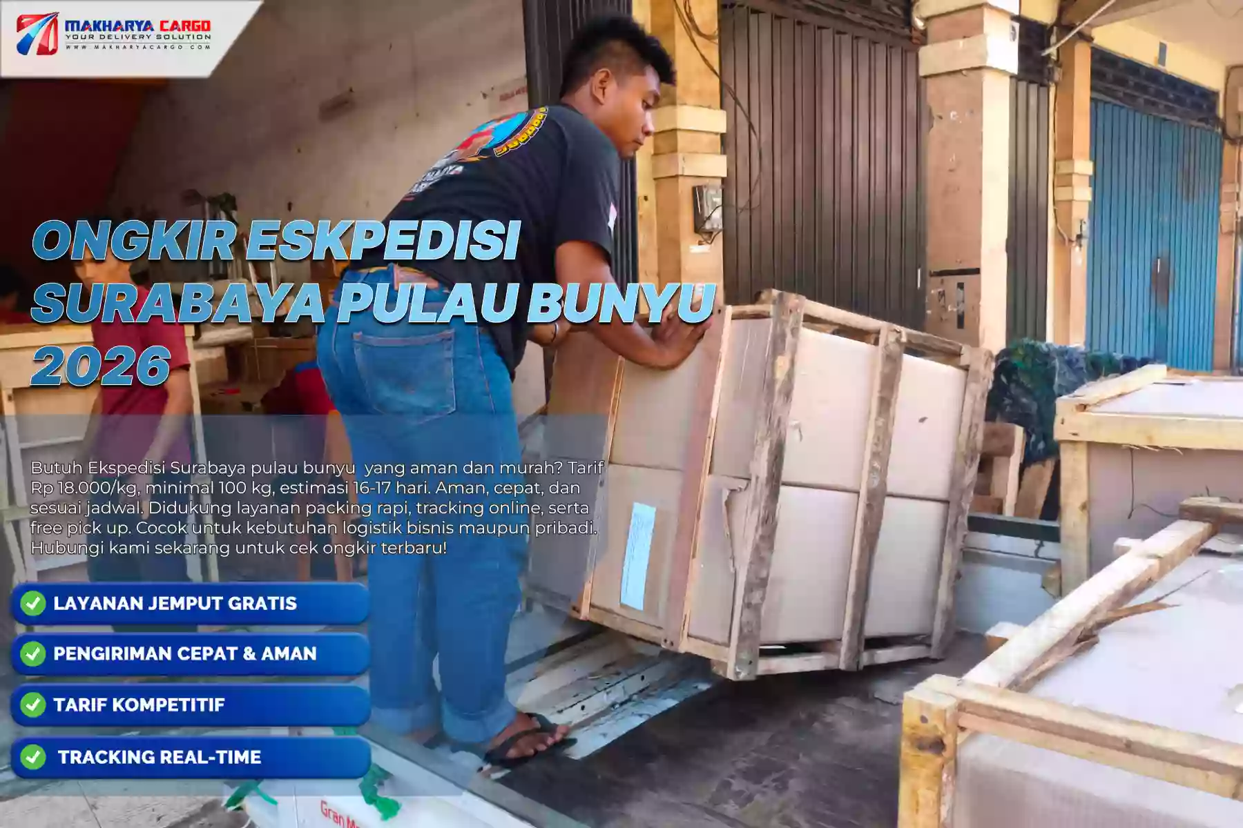 Ongkir Surabaya Pulau Bunyu