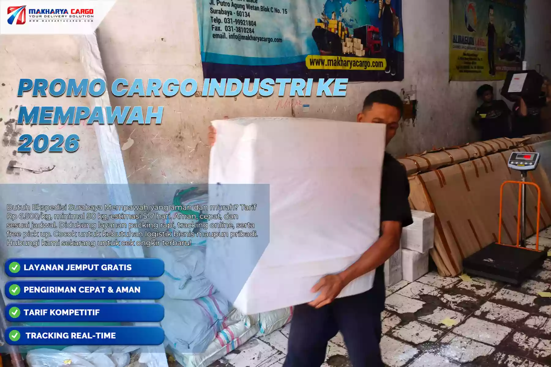 Promo Cargo Industri ke Mempawah