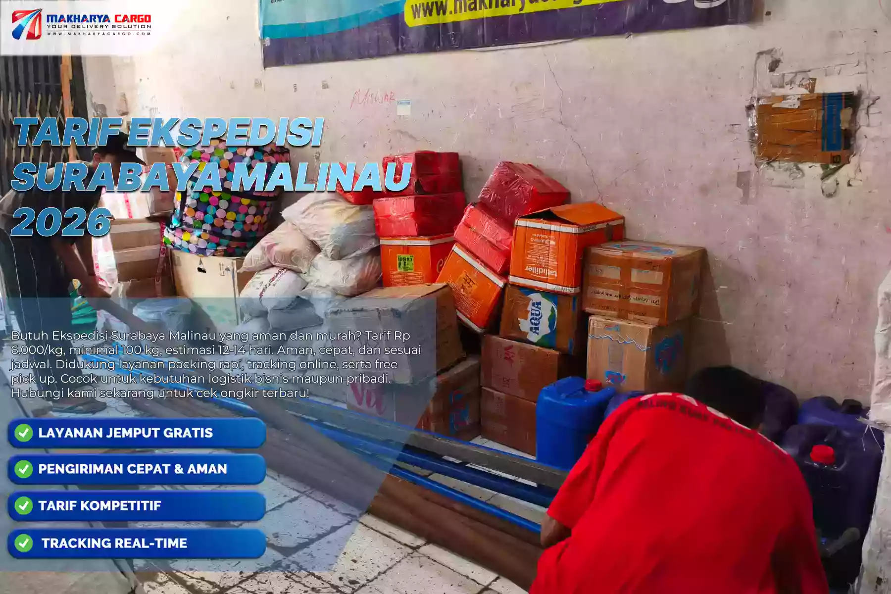 Tarif Ekspedisi Surabaya Malinau