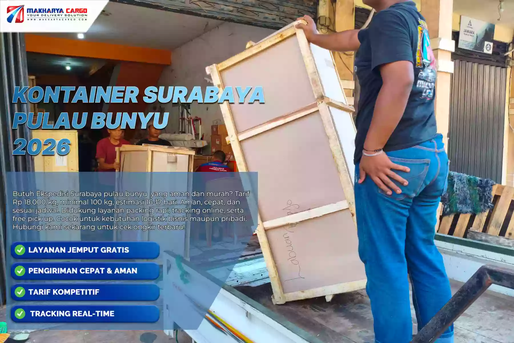 Kontainer Surabaya Pulau Bunyu