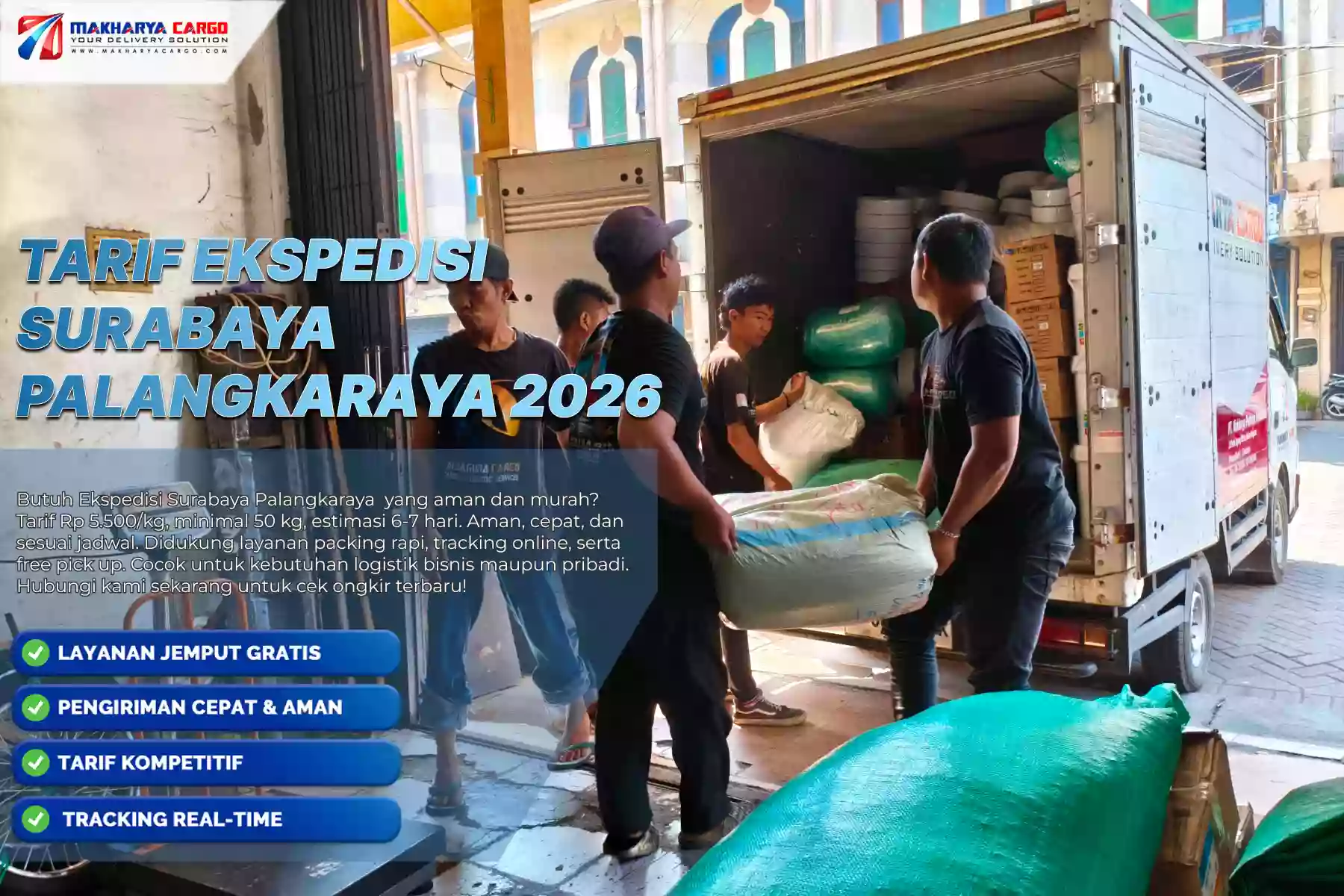Tarif Ekspedisi Surabaya Palangkaraya