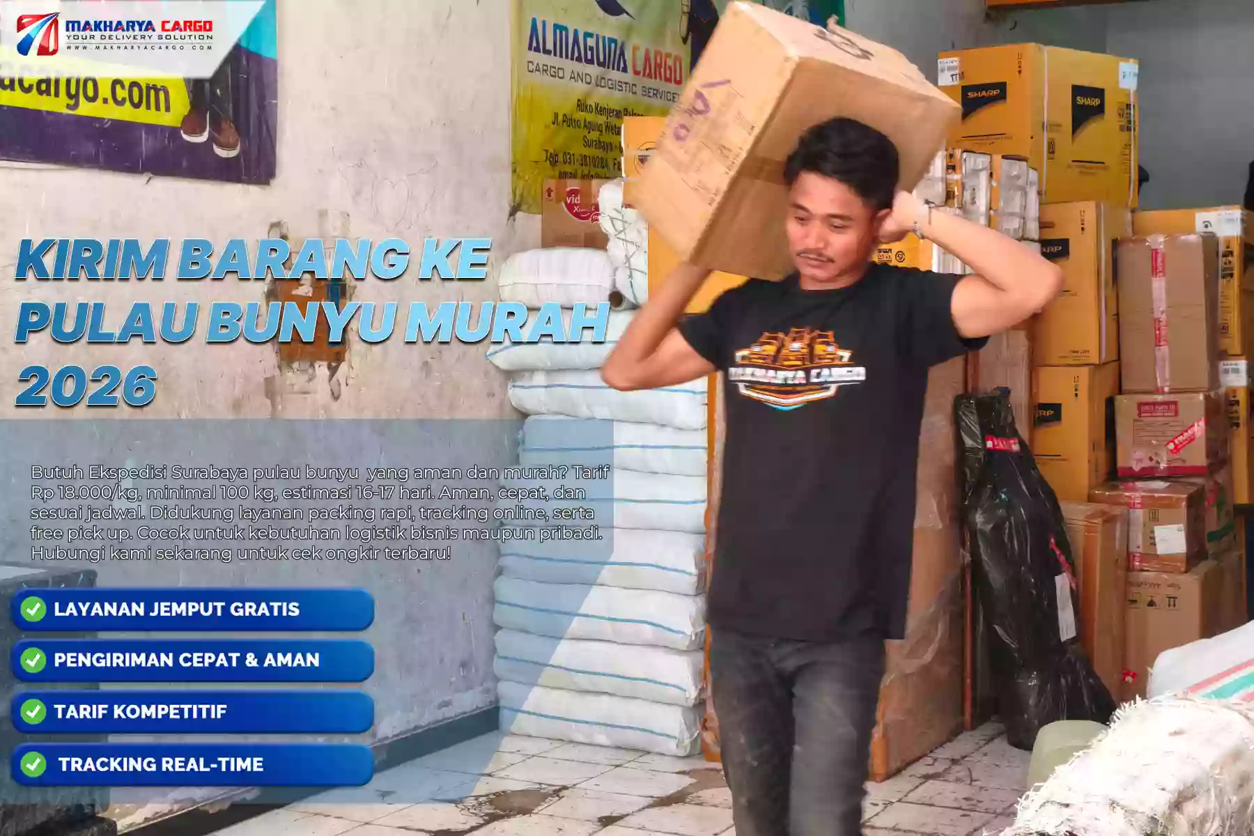 Kirim Barang ke Pulau Bunyu