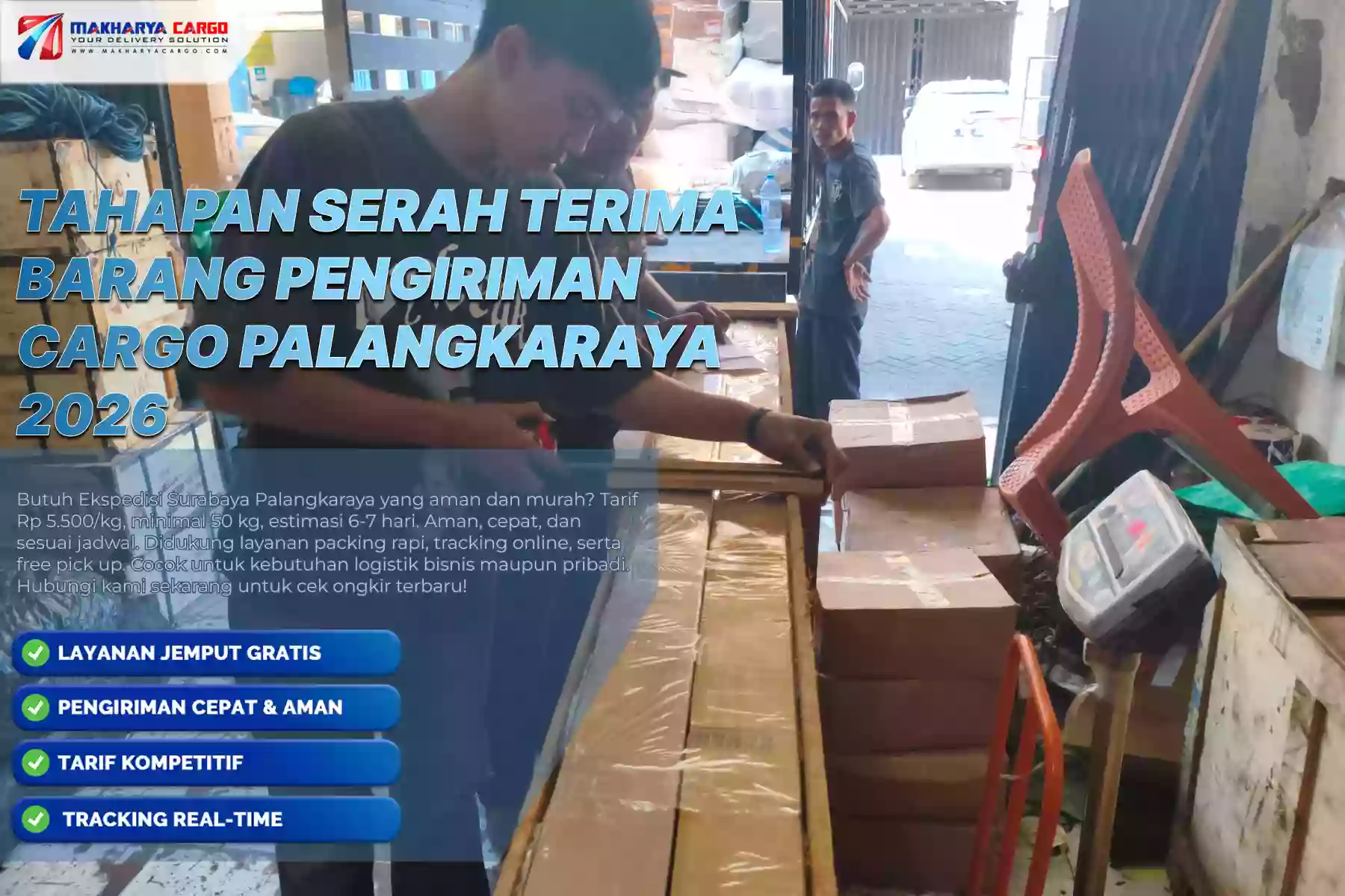 Tahapan Serah Terima Barang Pengiriman Cargo Palangkaraya