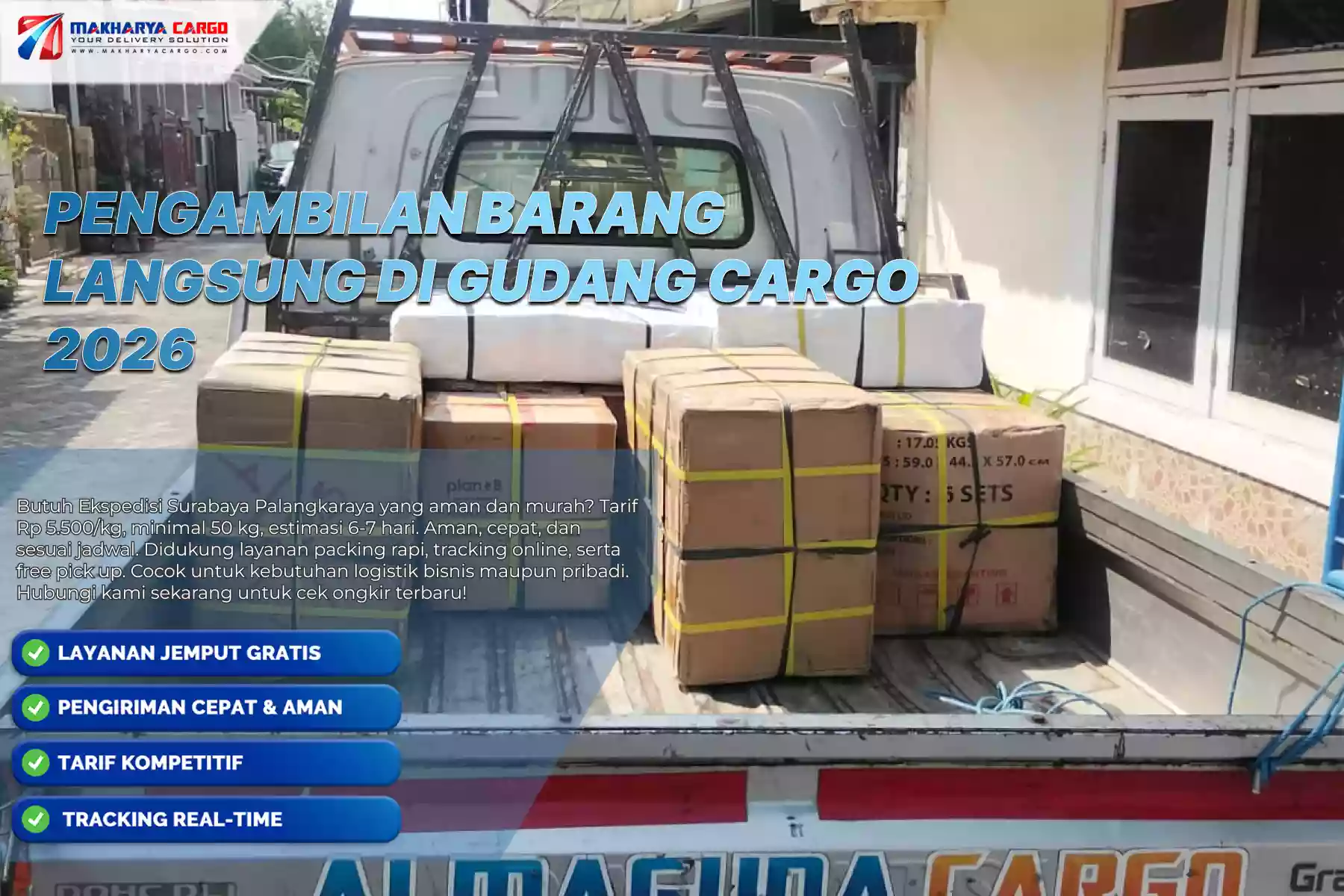 Pengambilan Barang Langsung di Gudang Cargo