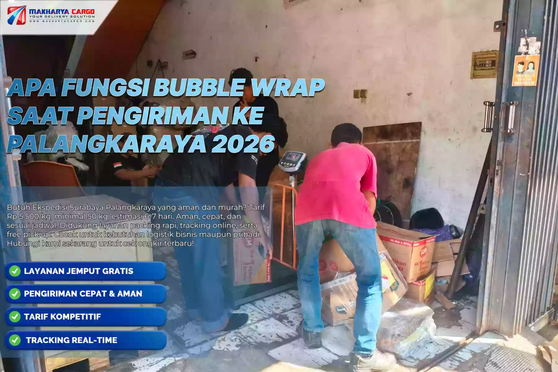 Apa Fungsi Bubble Wrap Saat Pengiriman ke Palangkaraya?