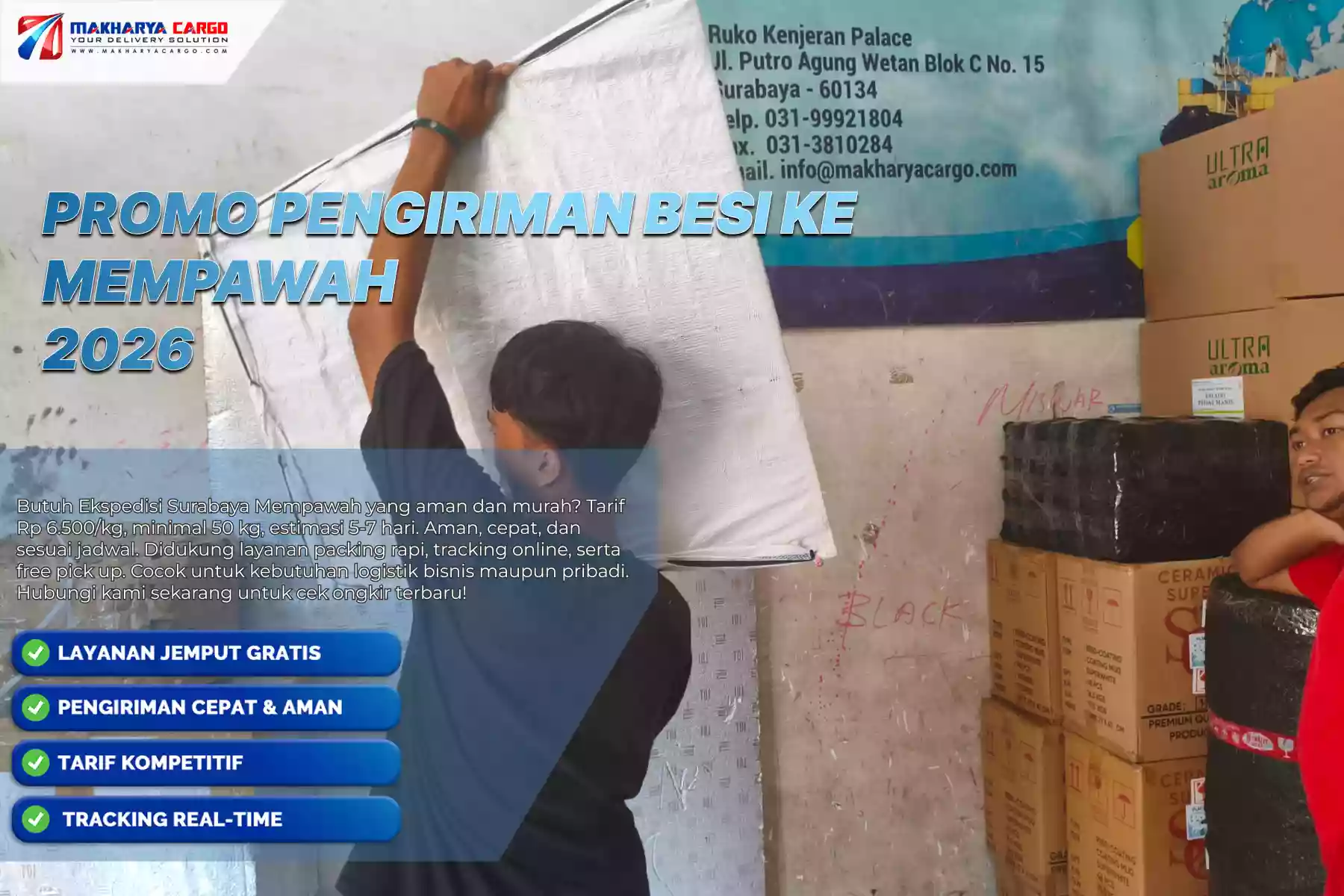 Promo Pengiriman Besi ke Mempawah