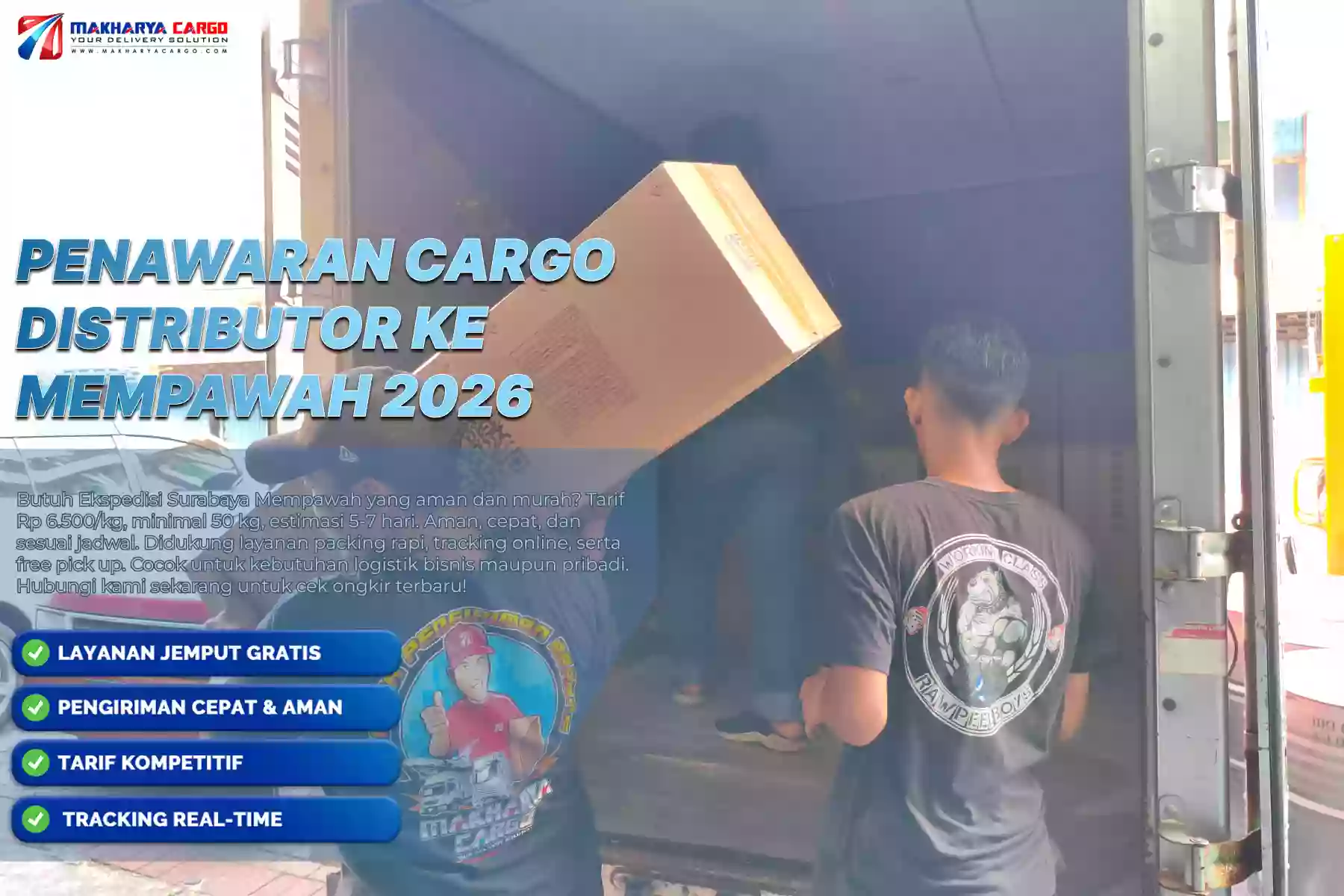 Penawaran Cargo Distributor ke Mempawah