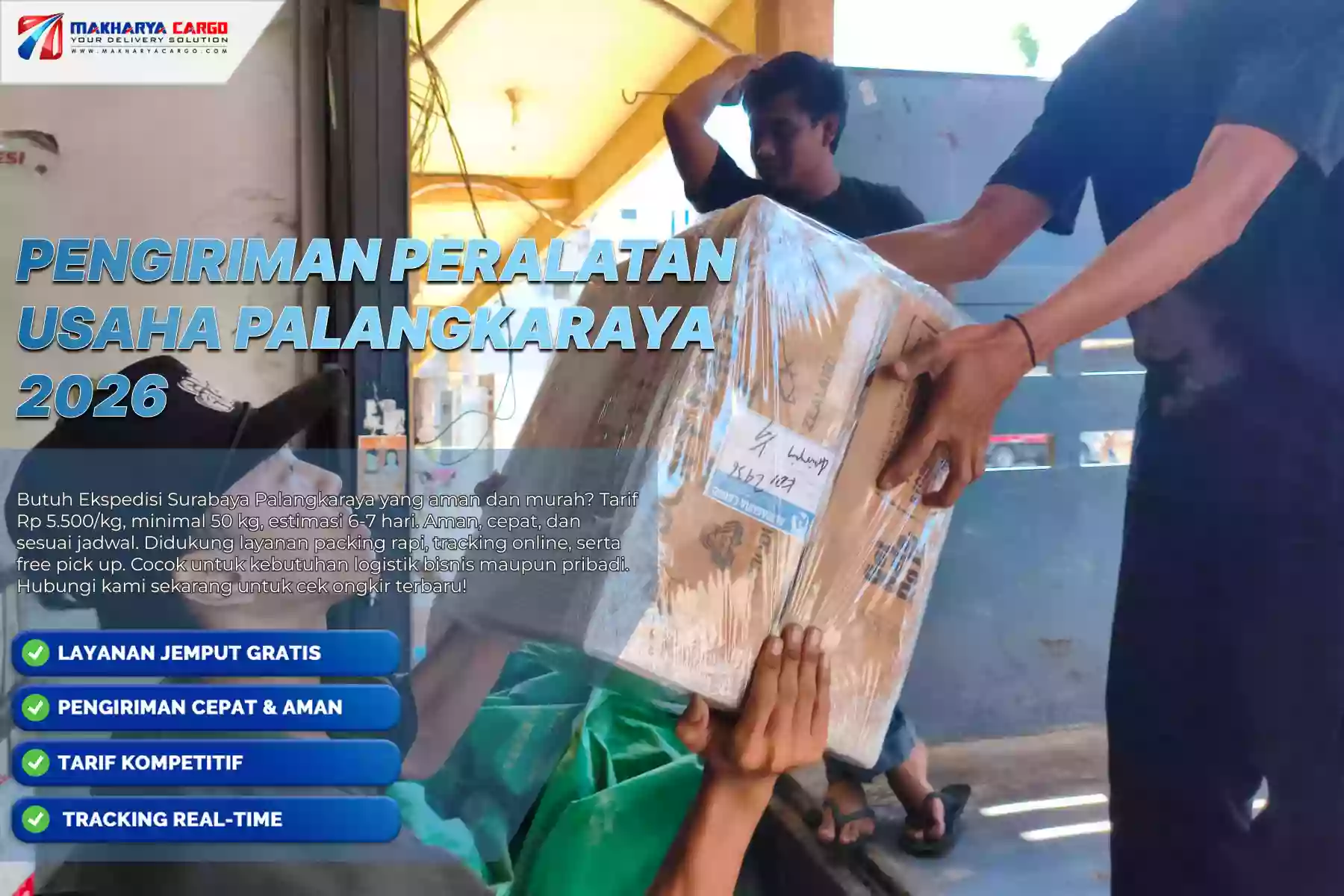 Pengiriman Peralatan Usaha Palangkaraya