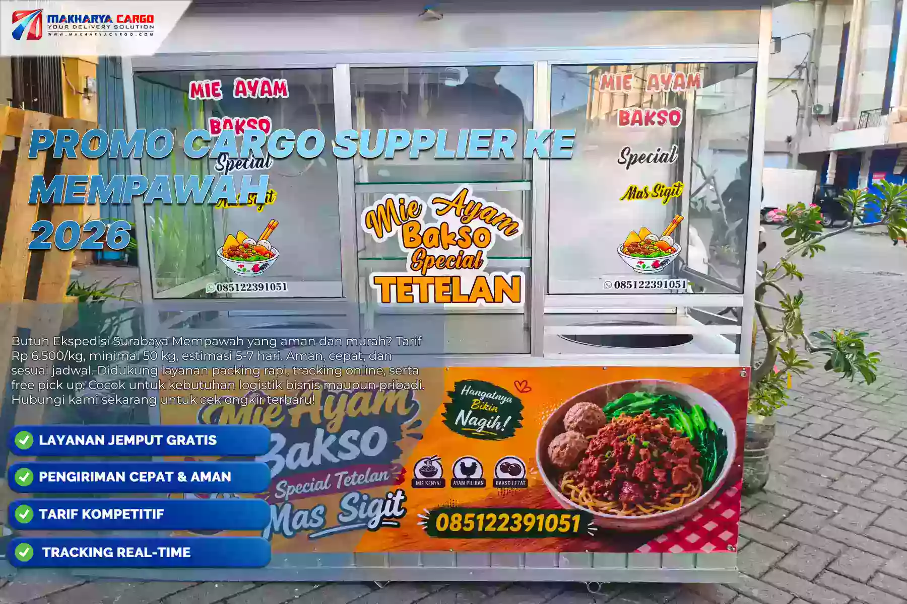 Promo Cargo Supplier ke Mempawah