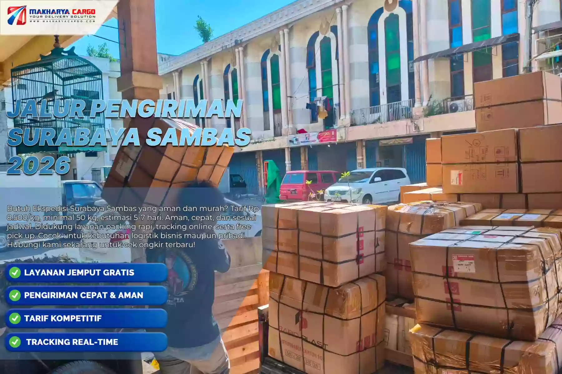 Jalur Pengiriman Surabaya Sambas