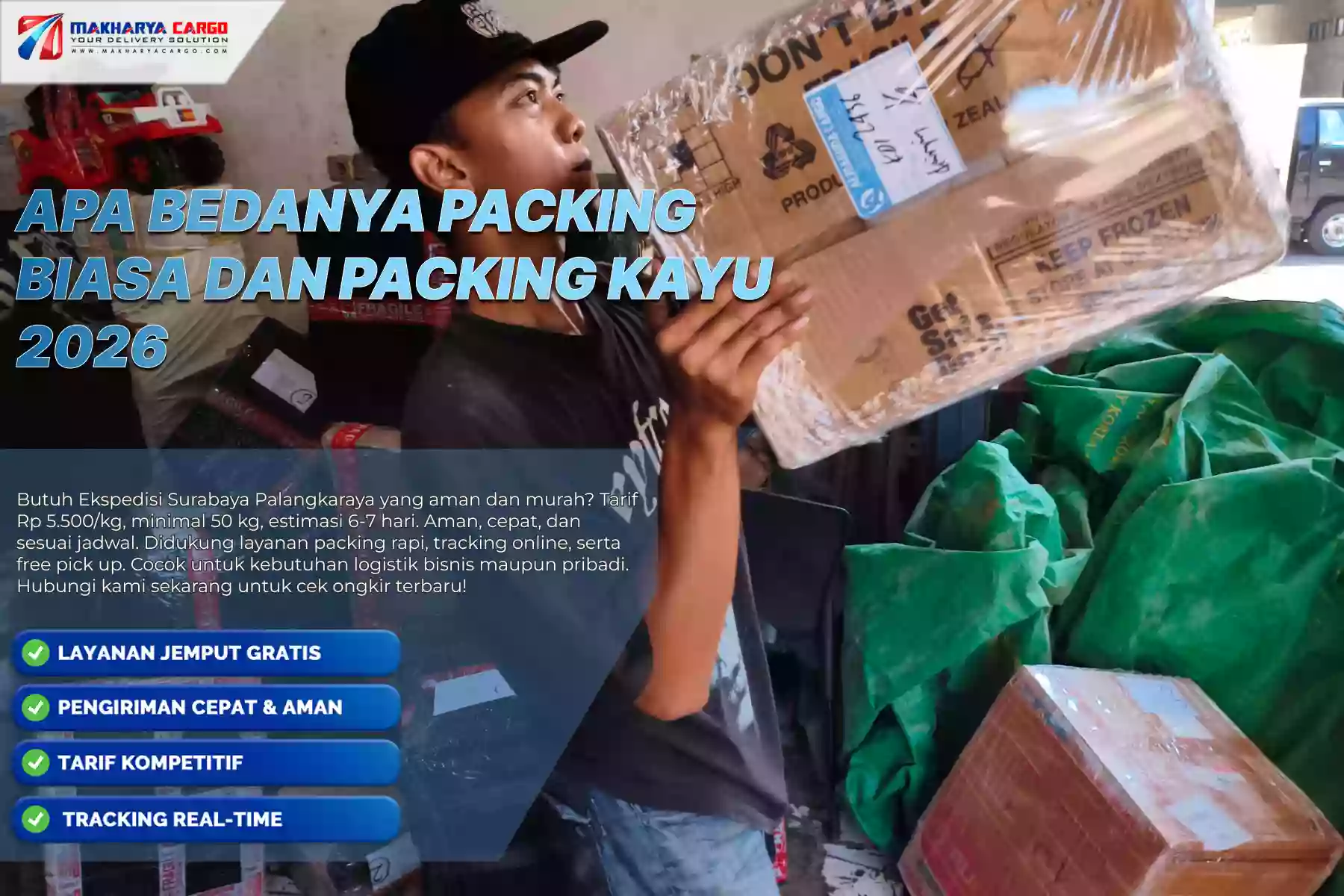 Apa Bedanya Packing Biasa dan Packing Kayu?