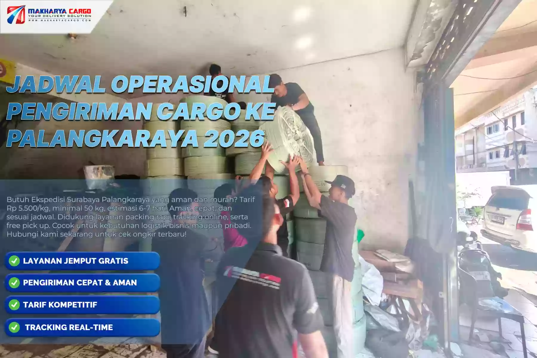 Jadwal Operasional Pengiriman Cargo ke Palangkaraya