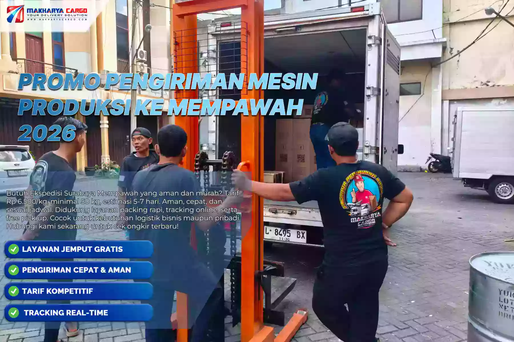 Promo Pengiriman Mesin Produksi ke Mempawah