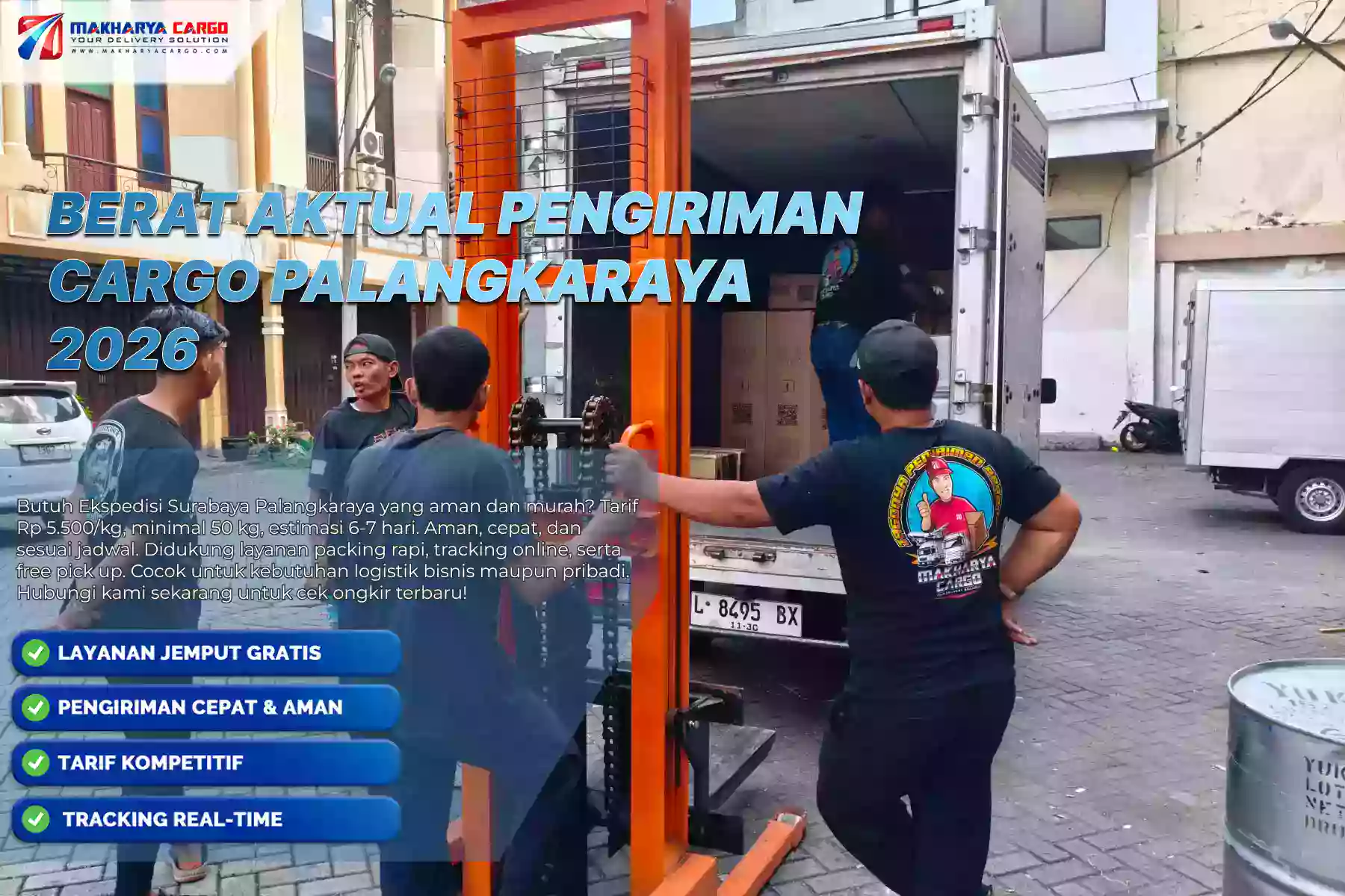 Berat Aktual Pengiriman Cargo