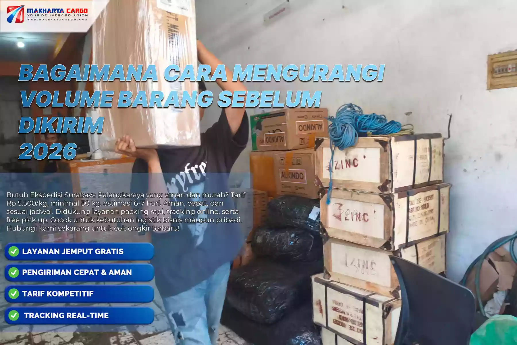 Bagaimana Cara Mengurangi Volume Barang Sebelum Dikirim?