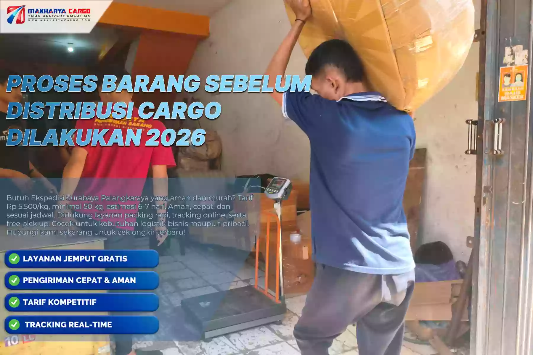 Proses Barang Sebelum Distribusi Cargo Dilakukan