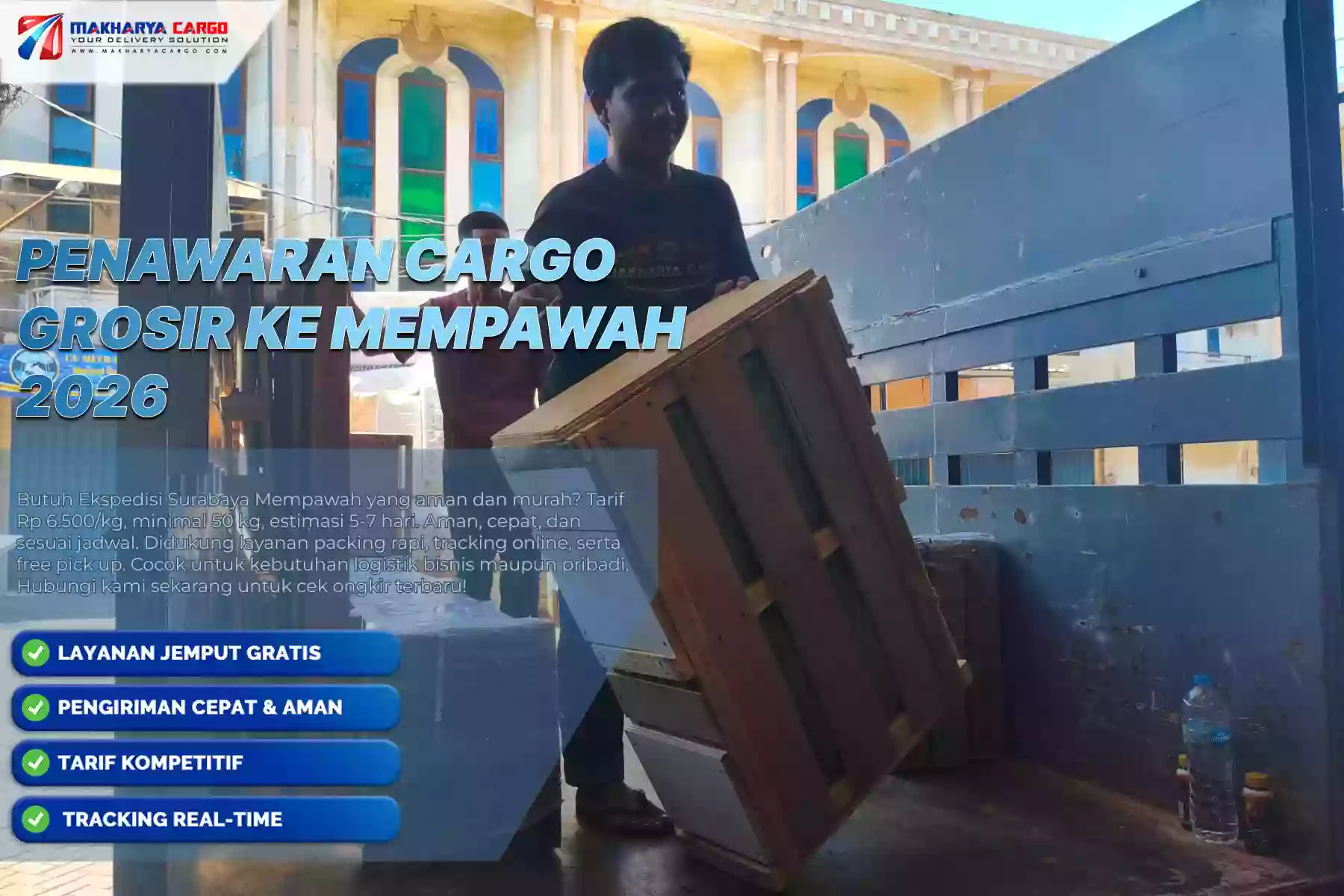 Penawaran Cargo Grosir ke Mempawah