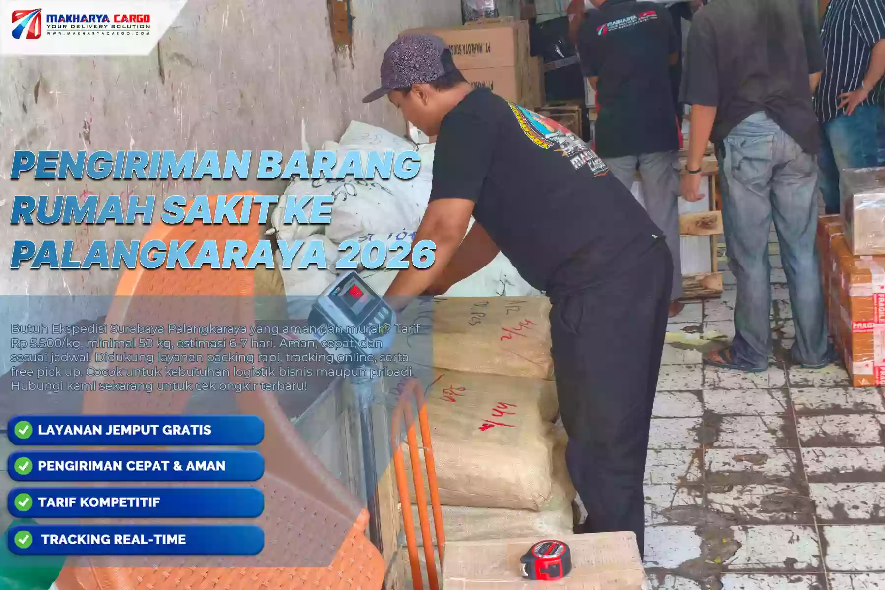 Pengiriman Barang Rumah Sakit ke Palangkaraya