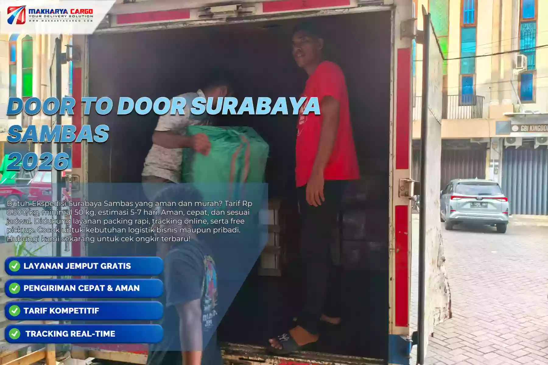 Door to Door Surabaya Sambas