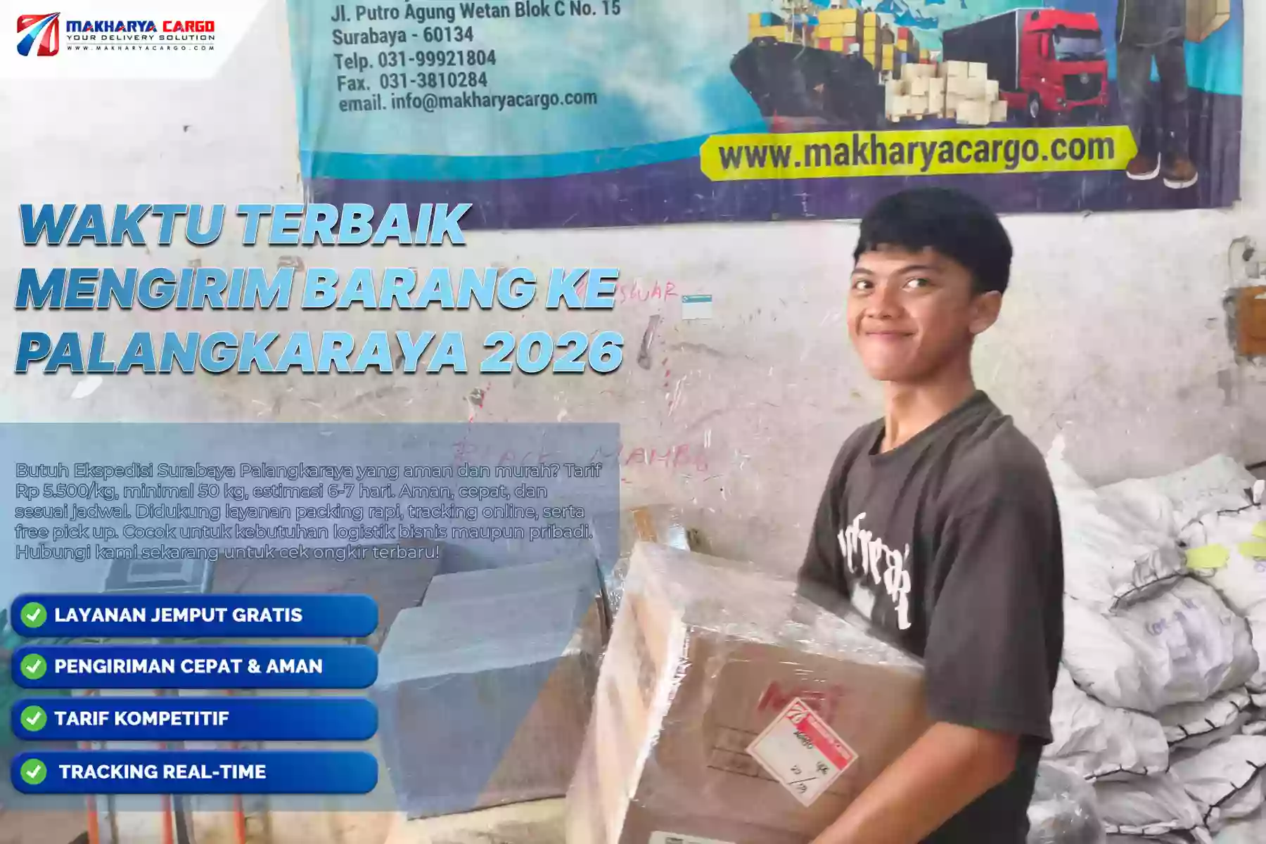 Waktu Terbaik Mengirim Barang ke Palangkaraya