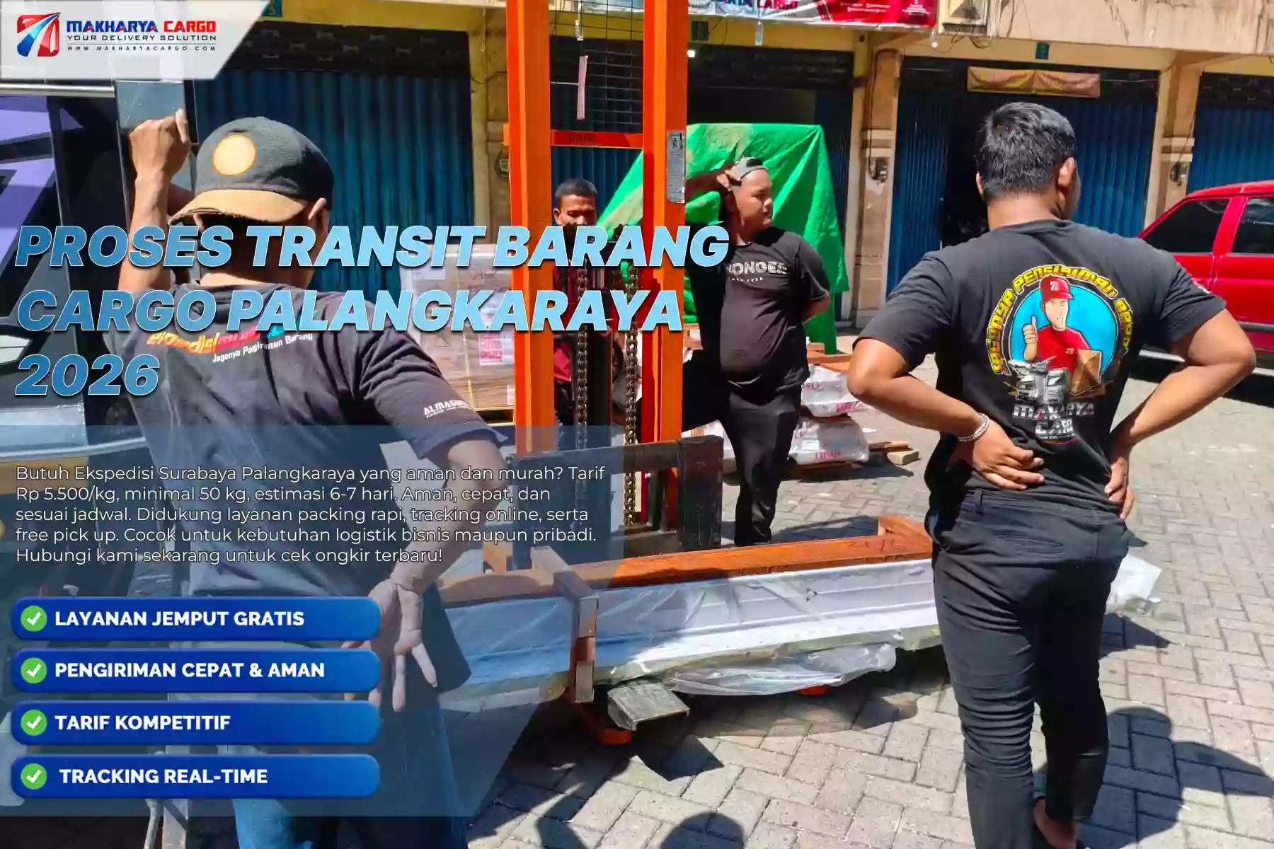 Proses Transit Barang Cargo Palangkaraya