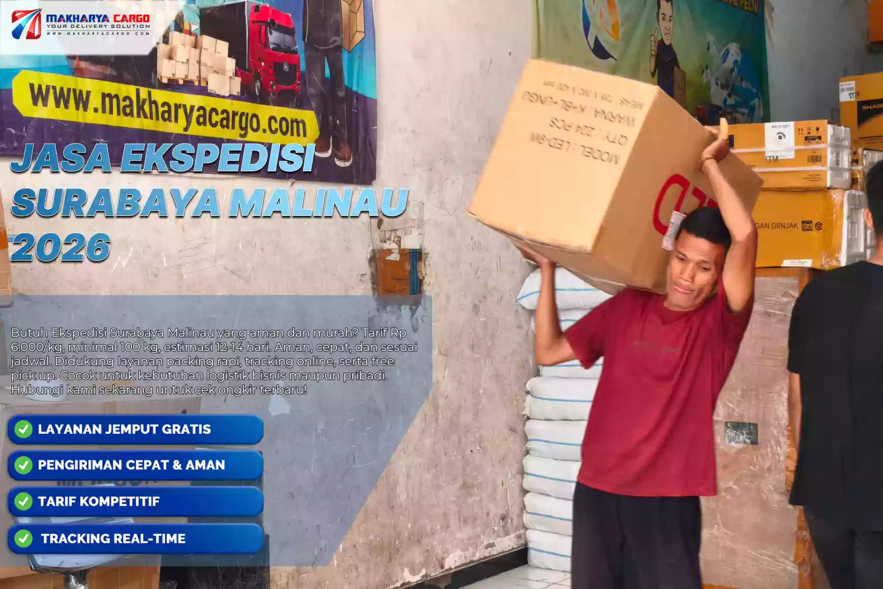 Jasa Ekspedisi Surabaya Malinau