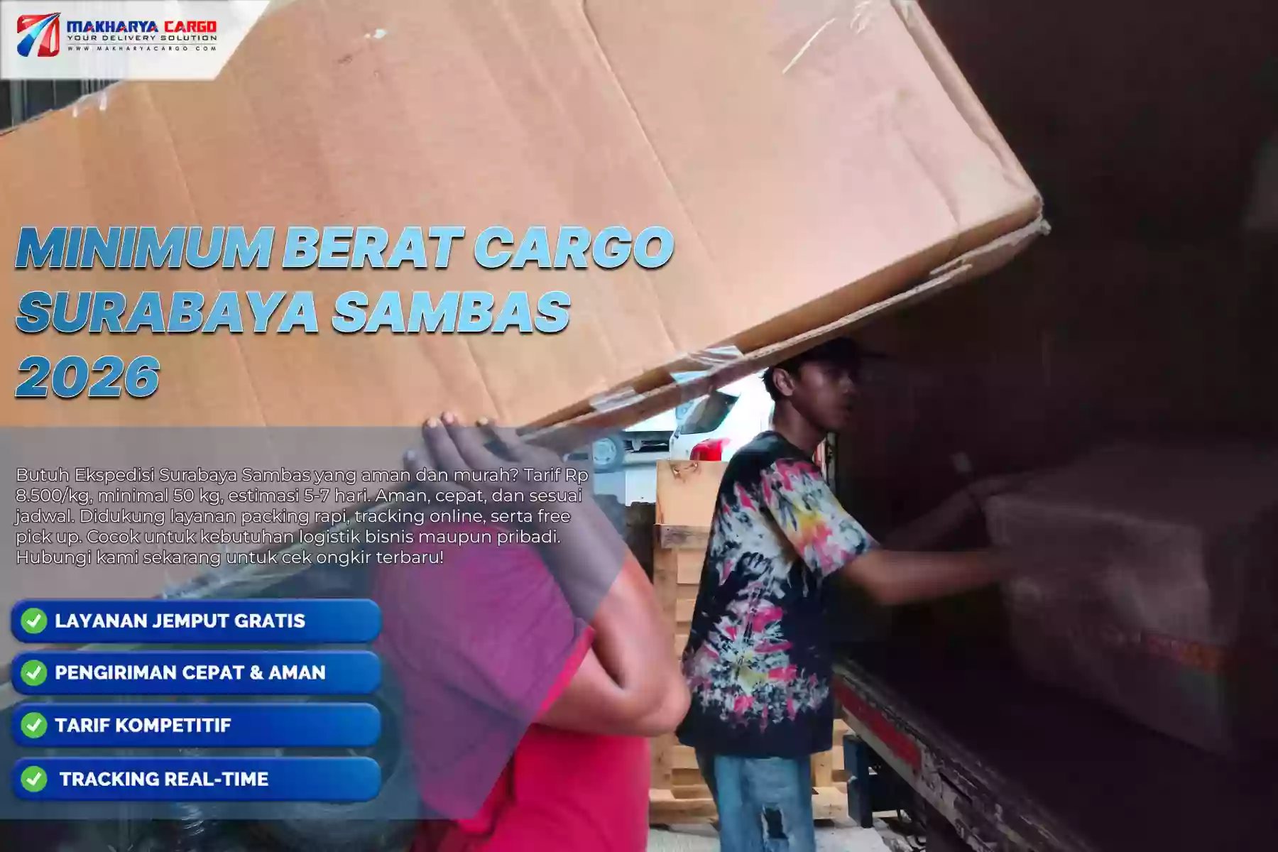 Minimum Berat Cargo Surabaya Sambas