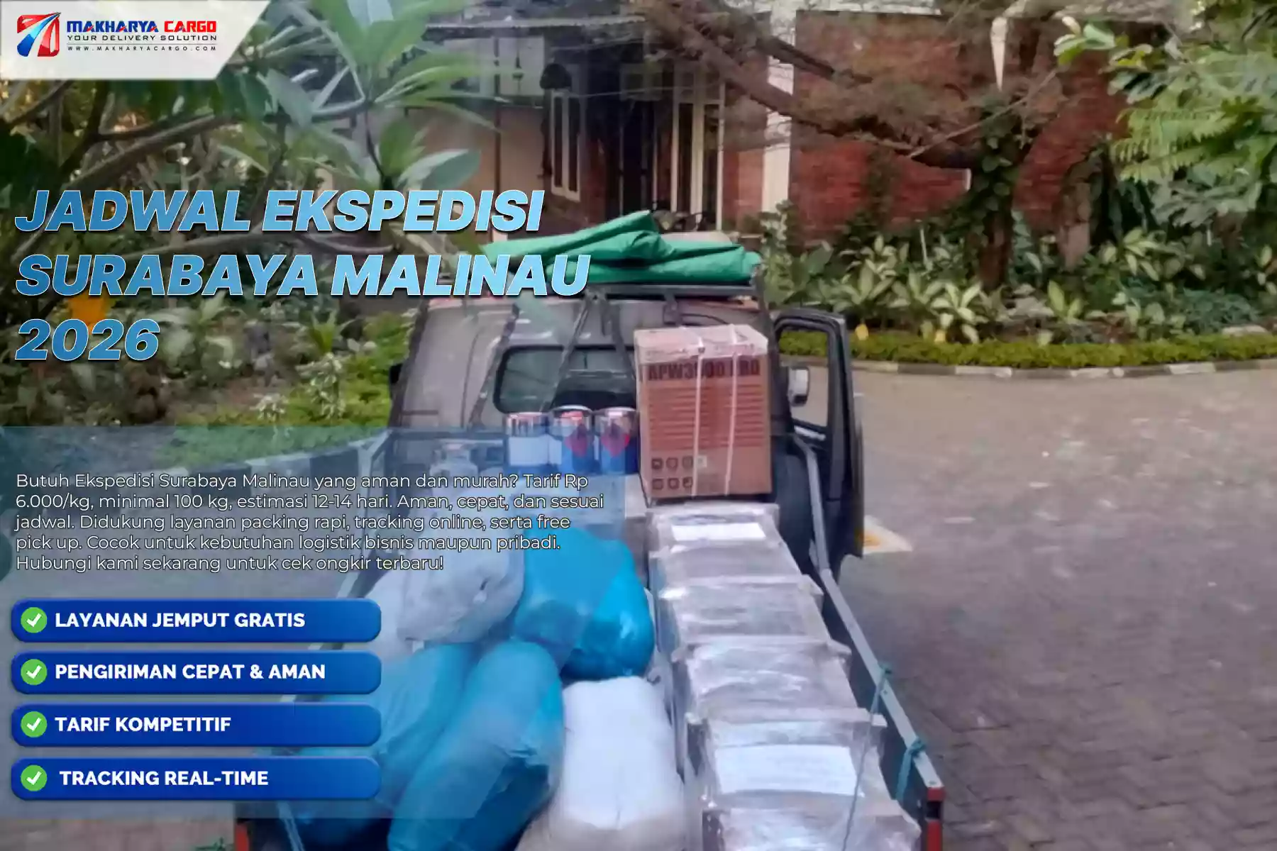 Jadwal Ekspedisi Surabaya Malinau