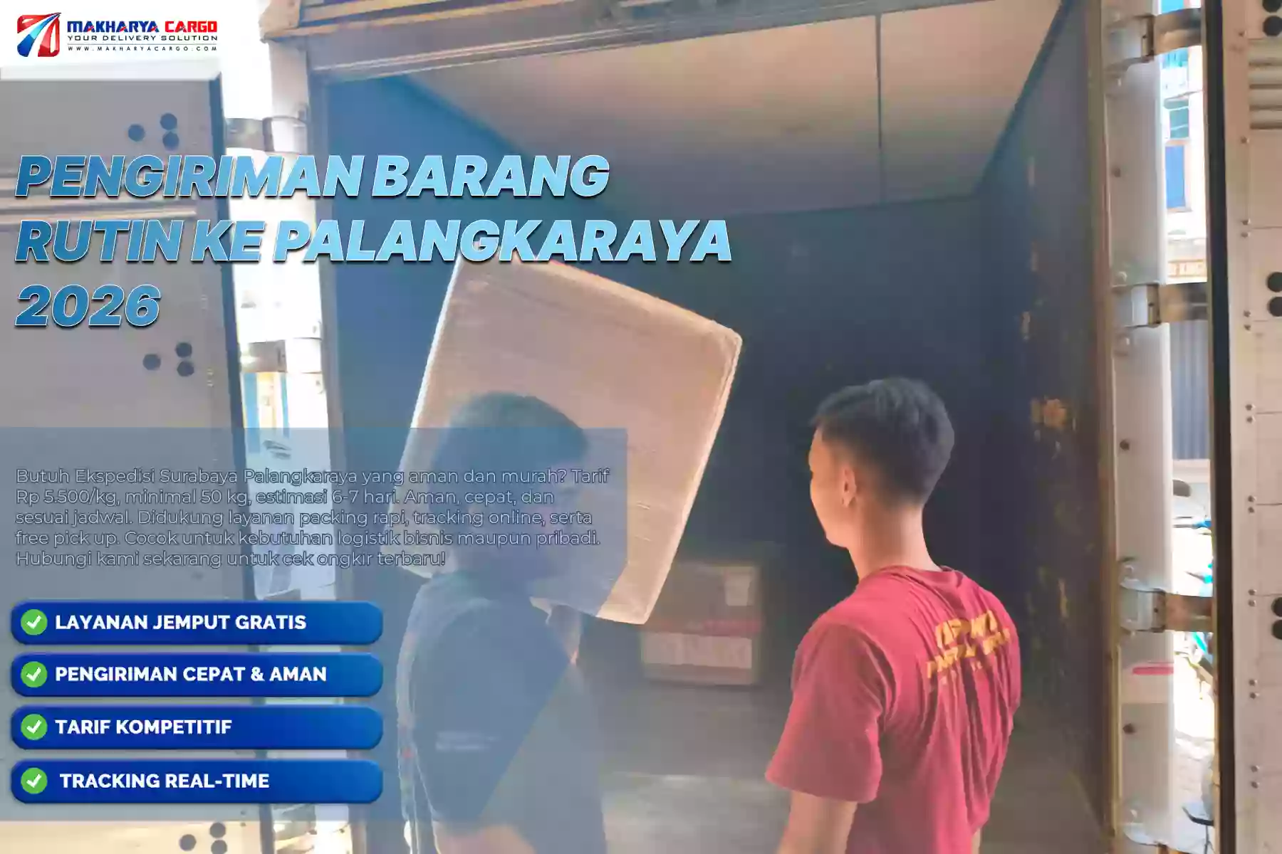 Pengiriman Barang Rutin ke Palangkaraya