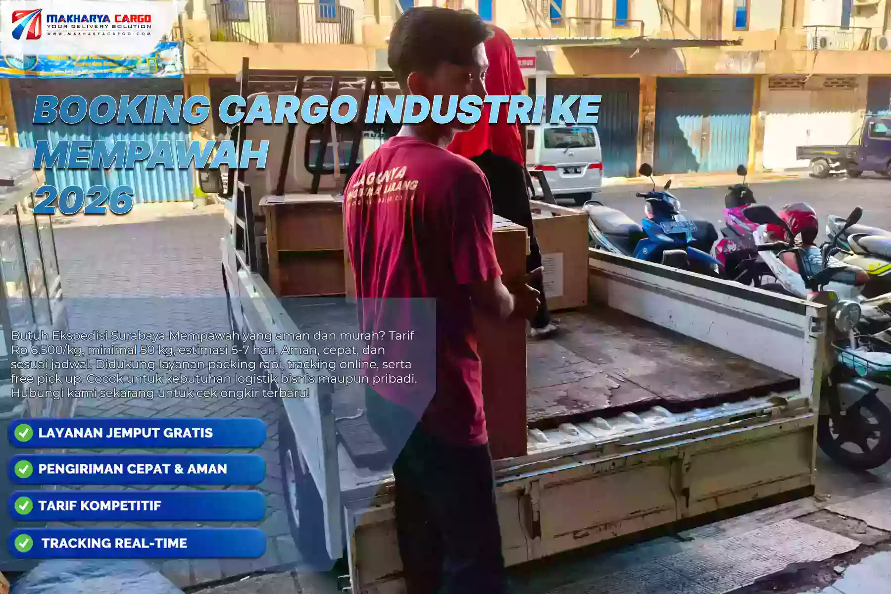 Booking Cargo Industri ke Mempawah