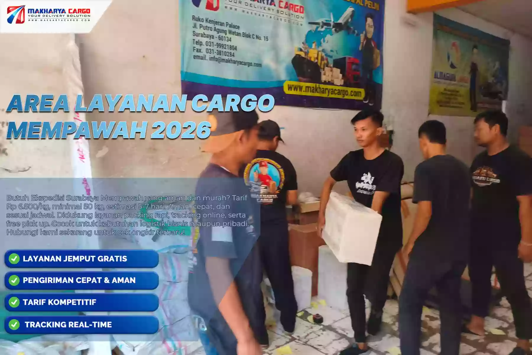 Area Layanan Cargo Mempawah