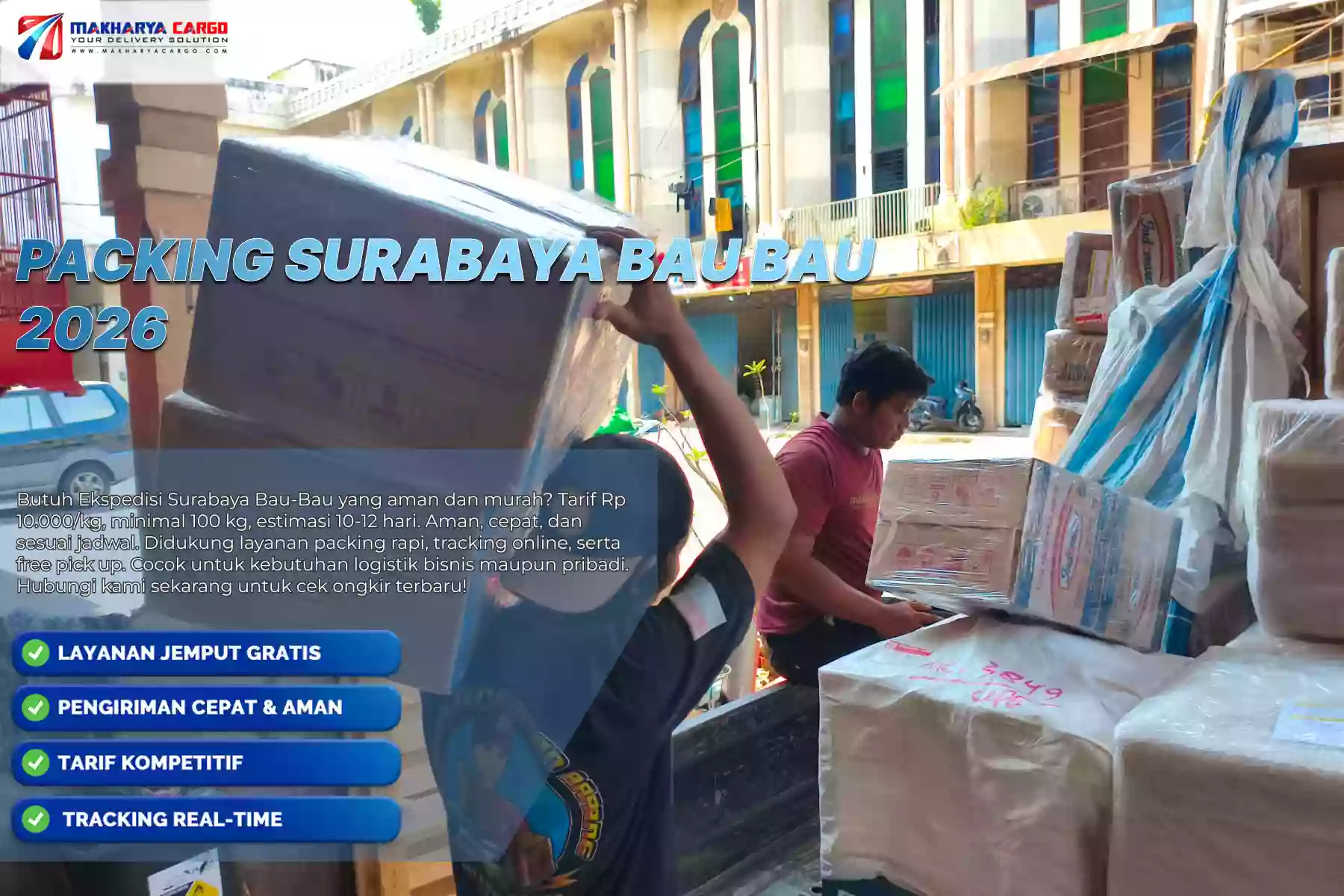 Packing Barang Surabaya Bau Bau