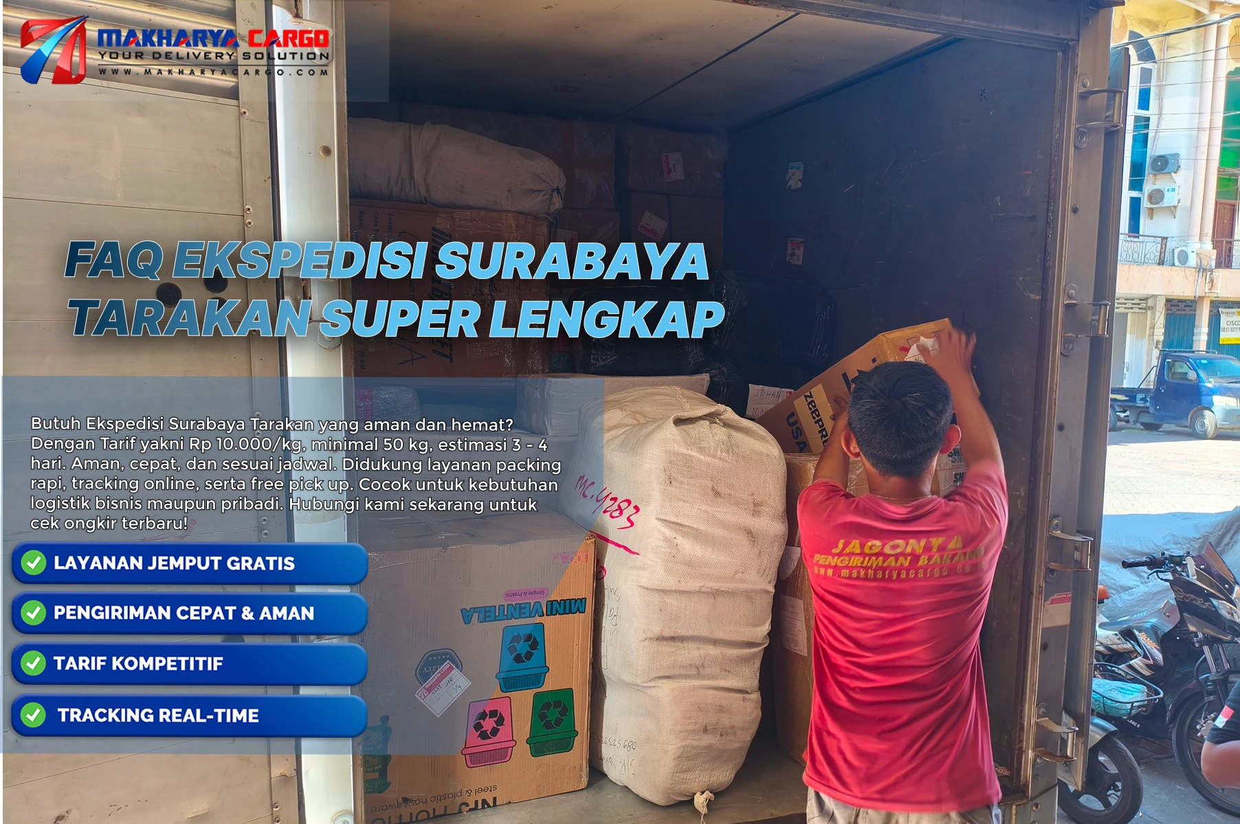 FAQ ekspedisi surabaya tarakan