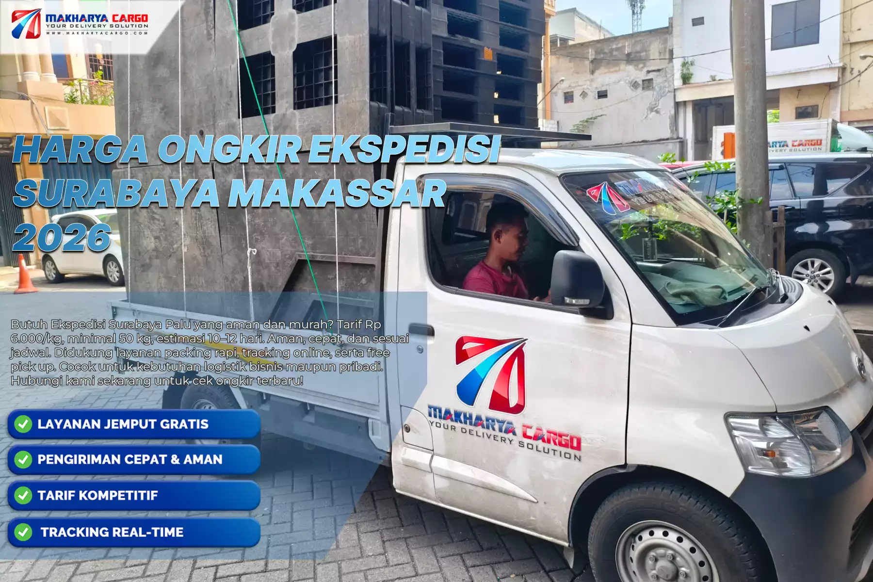 HARGA ONGKIR SURABAYA MAKASSAR